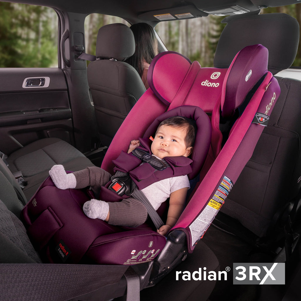 Diono Radian 3RX All-in-One Convertible Car Seat, Black Jet