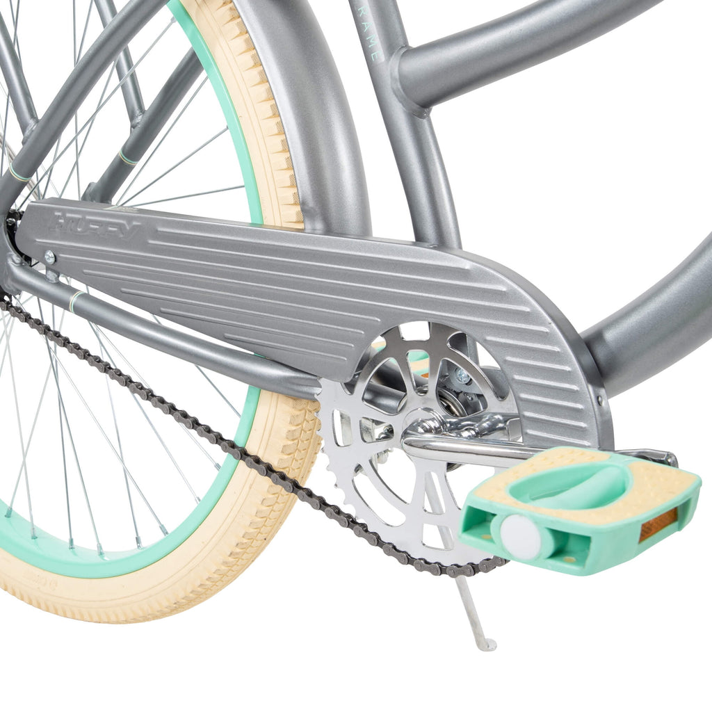 Huffy 26" Nel Lusso Classic Cruiser Bike with Perfect Fit Frame, Women's, Ages 13" Years, Light Blue