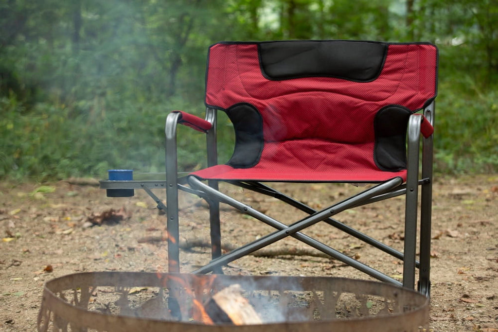 Ozark Trail Camping Director Chair XXL, Red, Adult, 10lbs