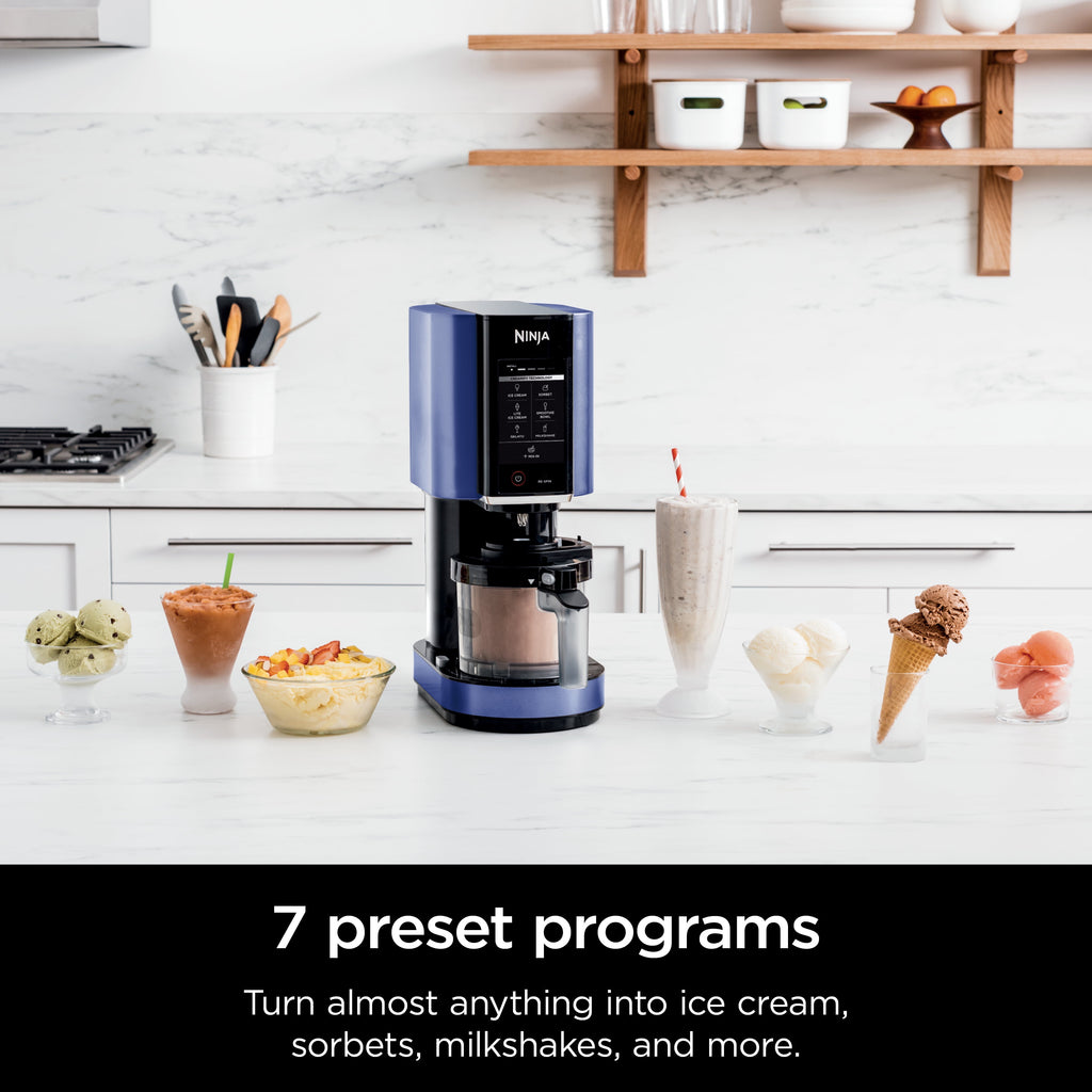 Ninja™ CREAMi™, Ice Cream Maker, 7 One-Touch Programs, Blue - NC301NV