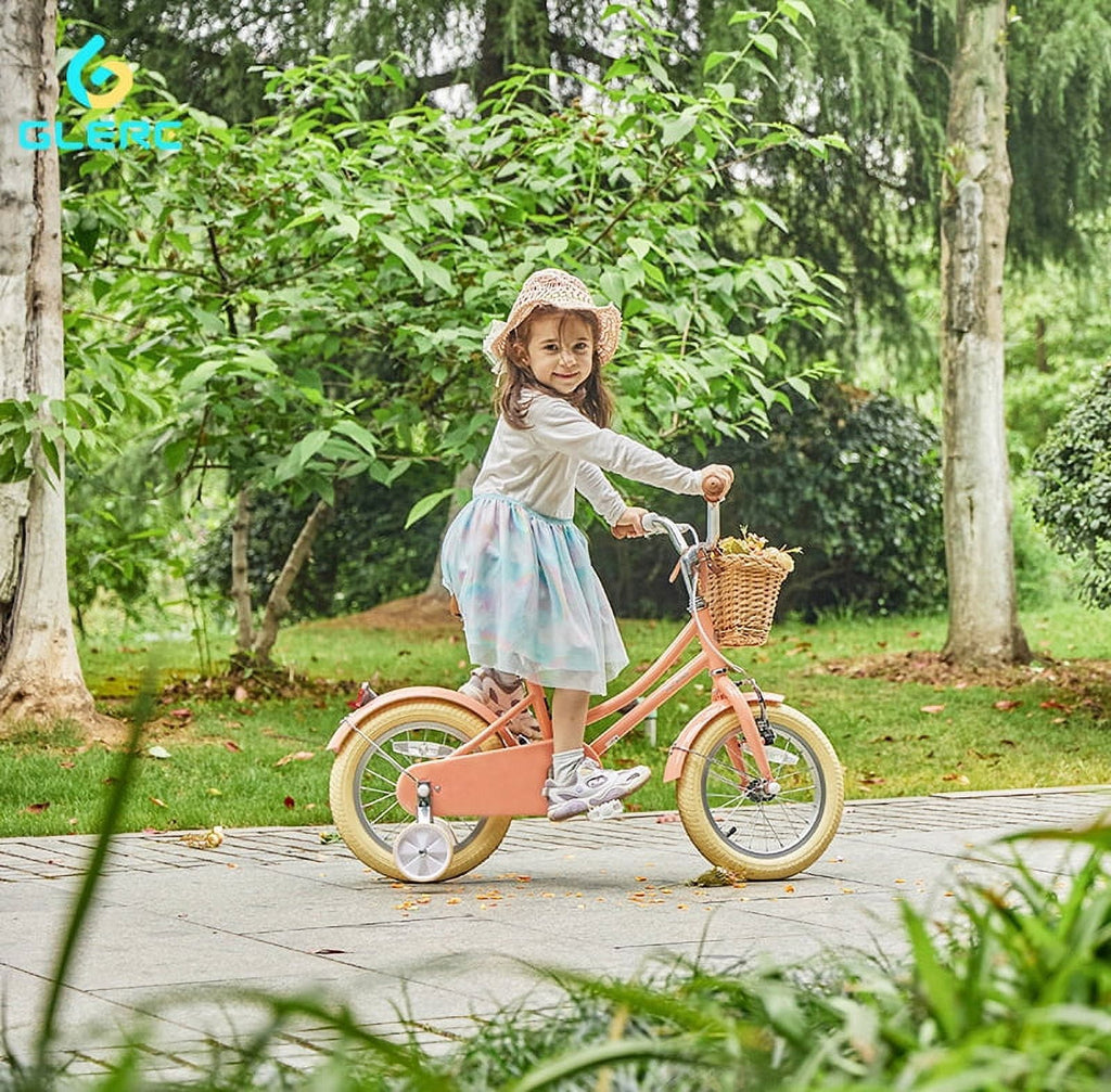 Glerc Little Molly 14 inch Kids Girls Bike for 3-5 Years Old Little Child,Yellow