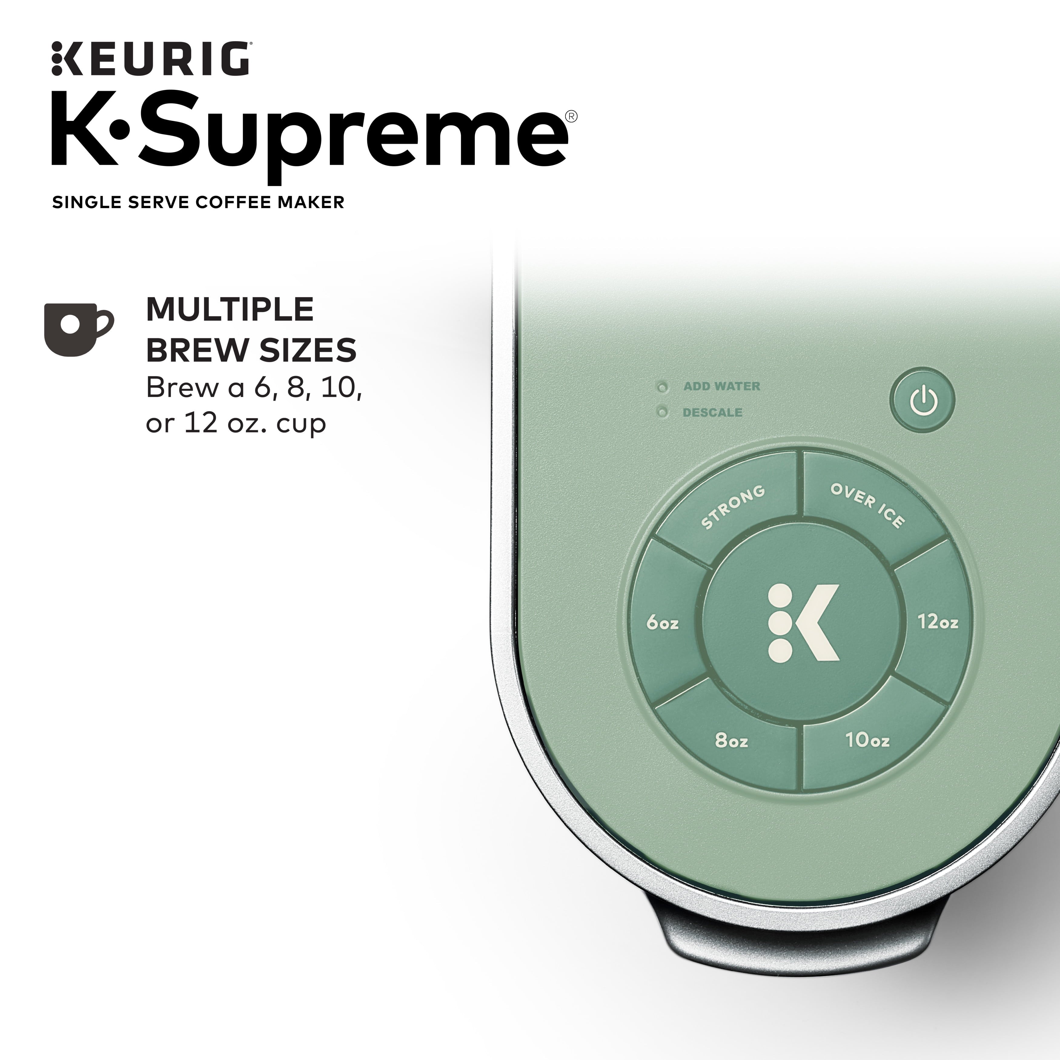 Keurig K-Supreme Single-Serve K-Cup Pod Coffee Maker, Black