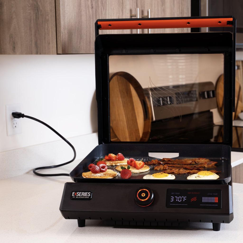 Blackstone E-Series 17" Electric Tabletop Griddle with Hood