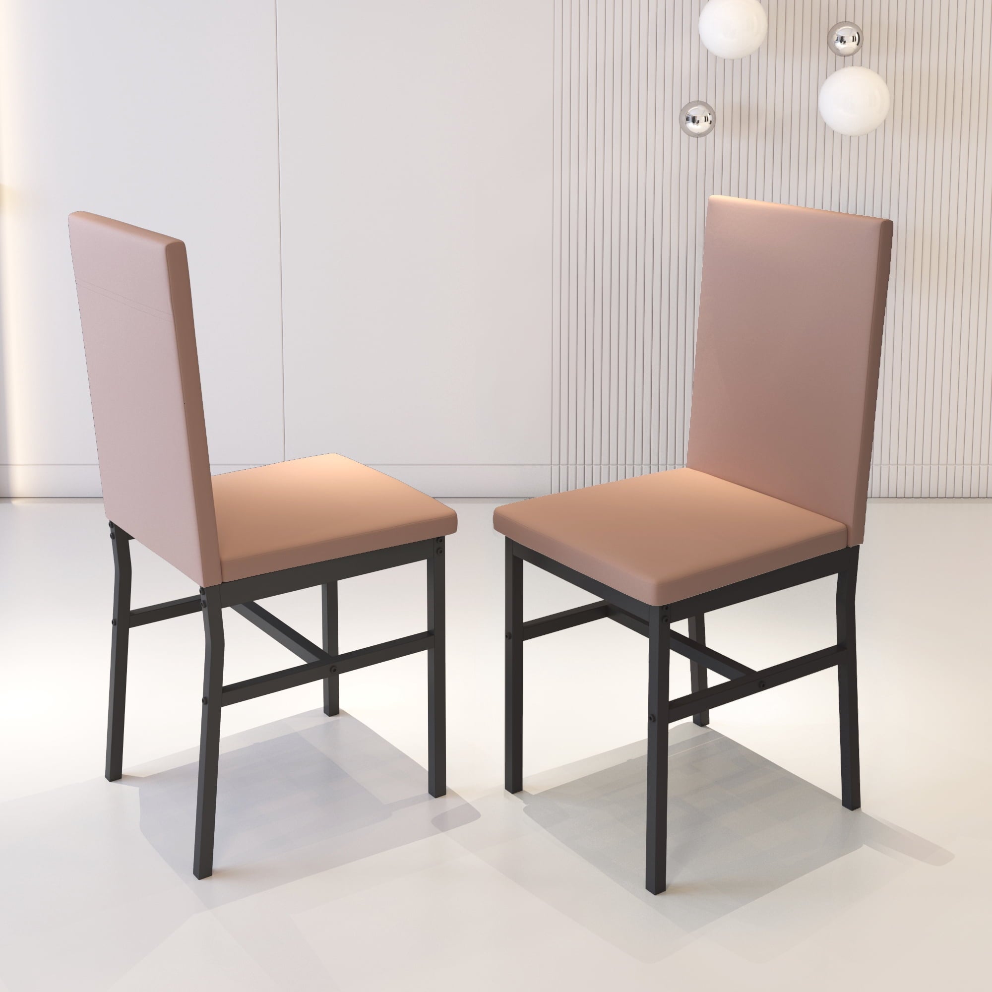 PAPROOS Dining Table Set for 4, Modern 5-Piece Kitchen Table Set with Faux Marble Top and Velvet Upholstery Chairs, Heavy Duty Dinette Sets for Breakfast Nook, Dining Room Table and Chairs, Gray