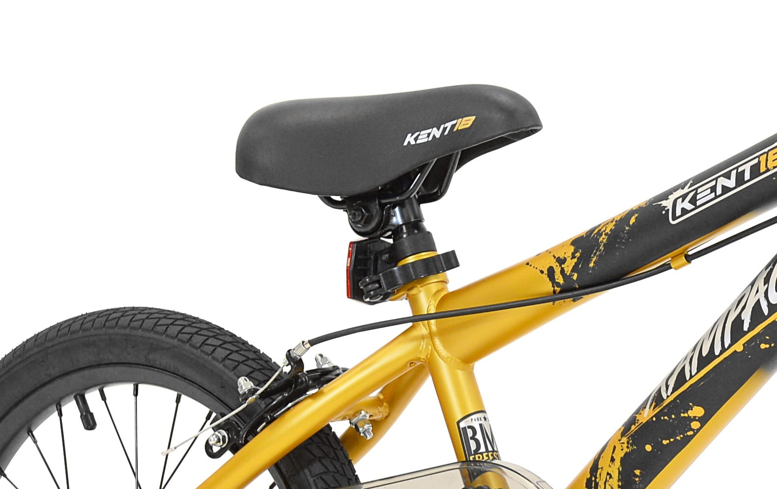 Kent Bicycle 18 In. Rampage Boy's Bike, Gold and Black