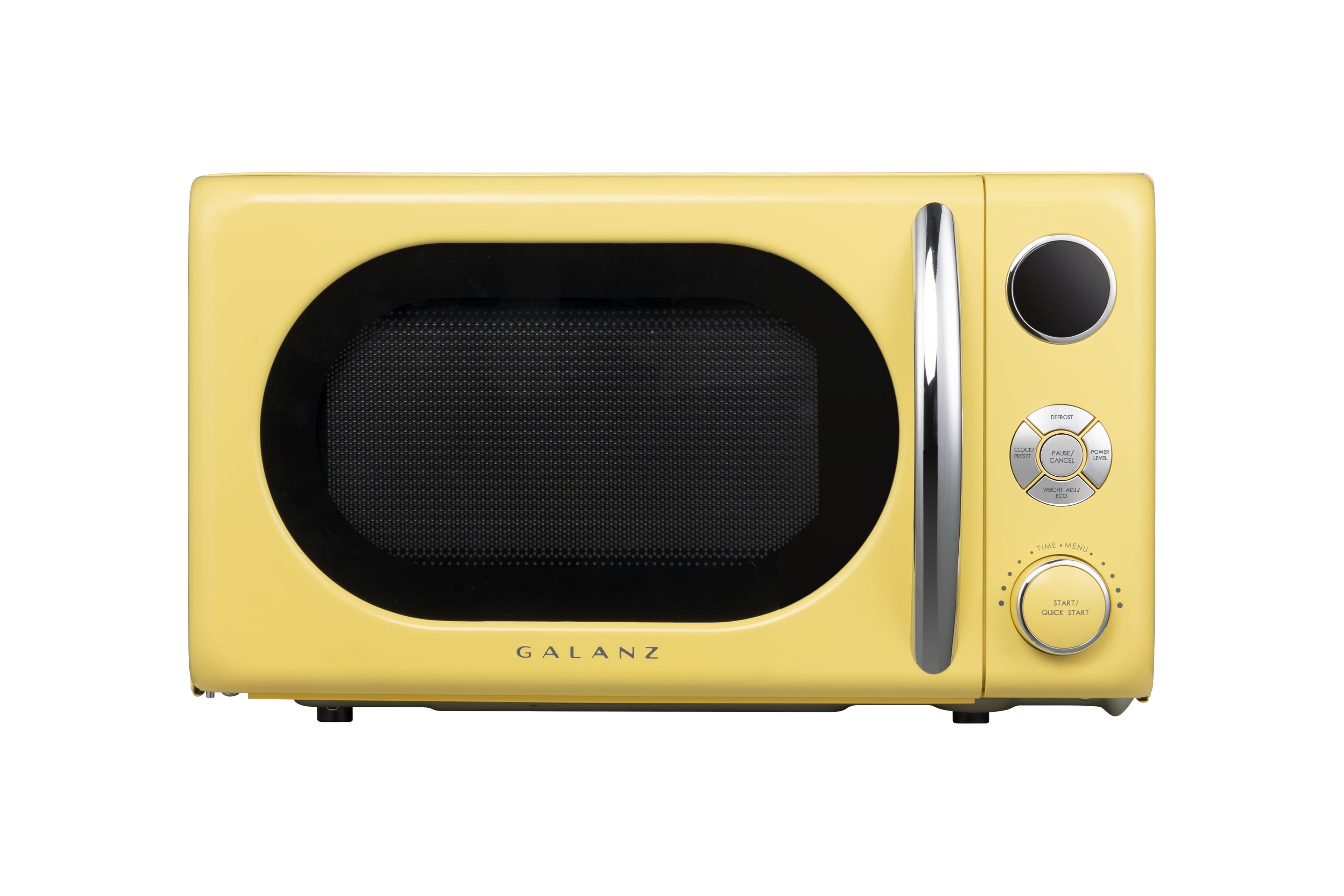 Galanz 0.7 Cu. ft. Retro Countertop Microwave Oven, 700 Watts, Cream Color