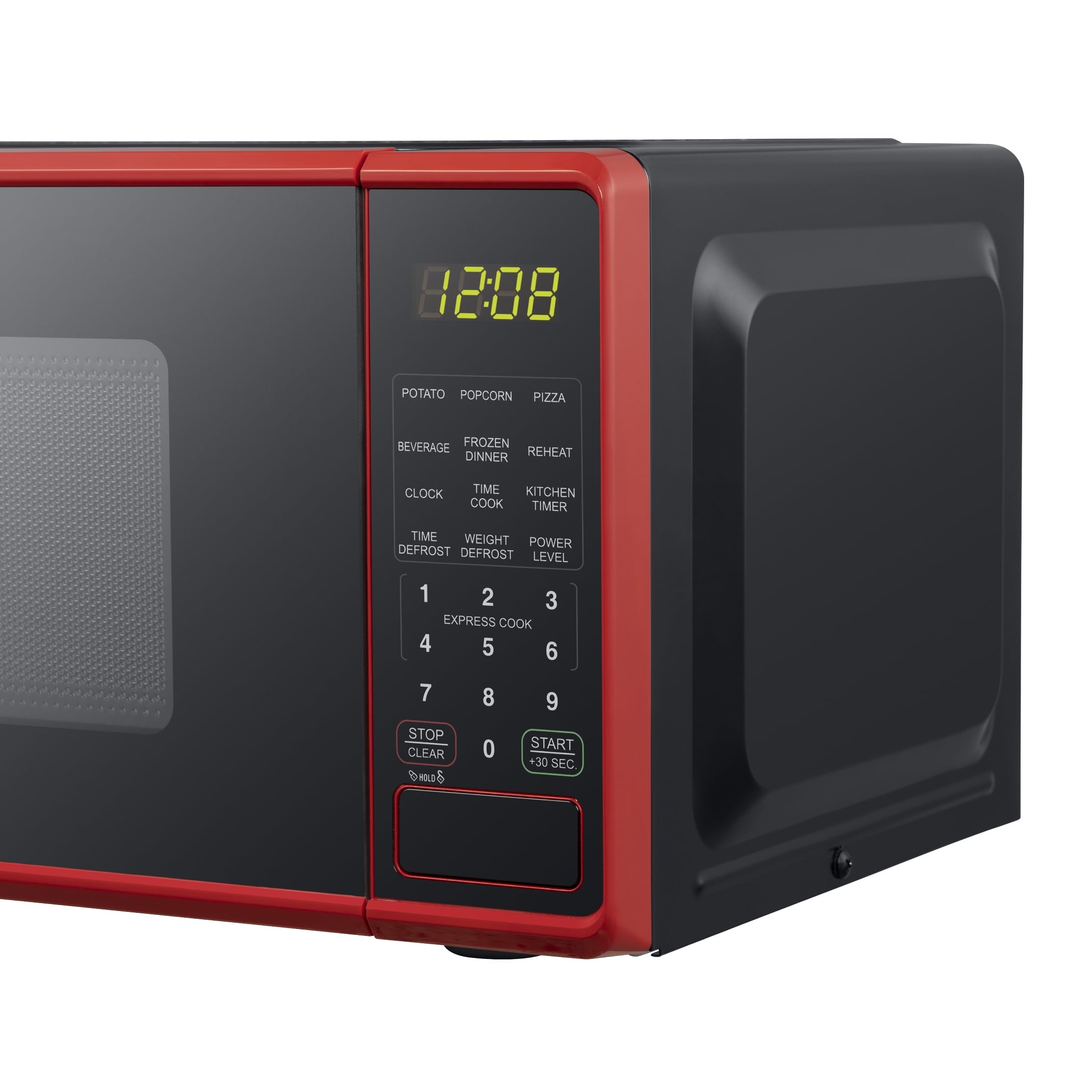 Mainstays 0.7 Cu ft Countertop Microwave Oven, 700 Watts, Black, New
