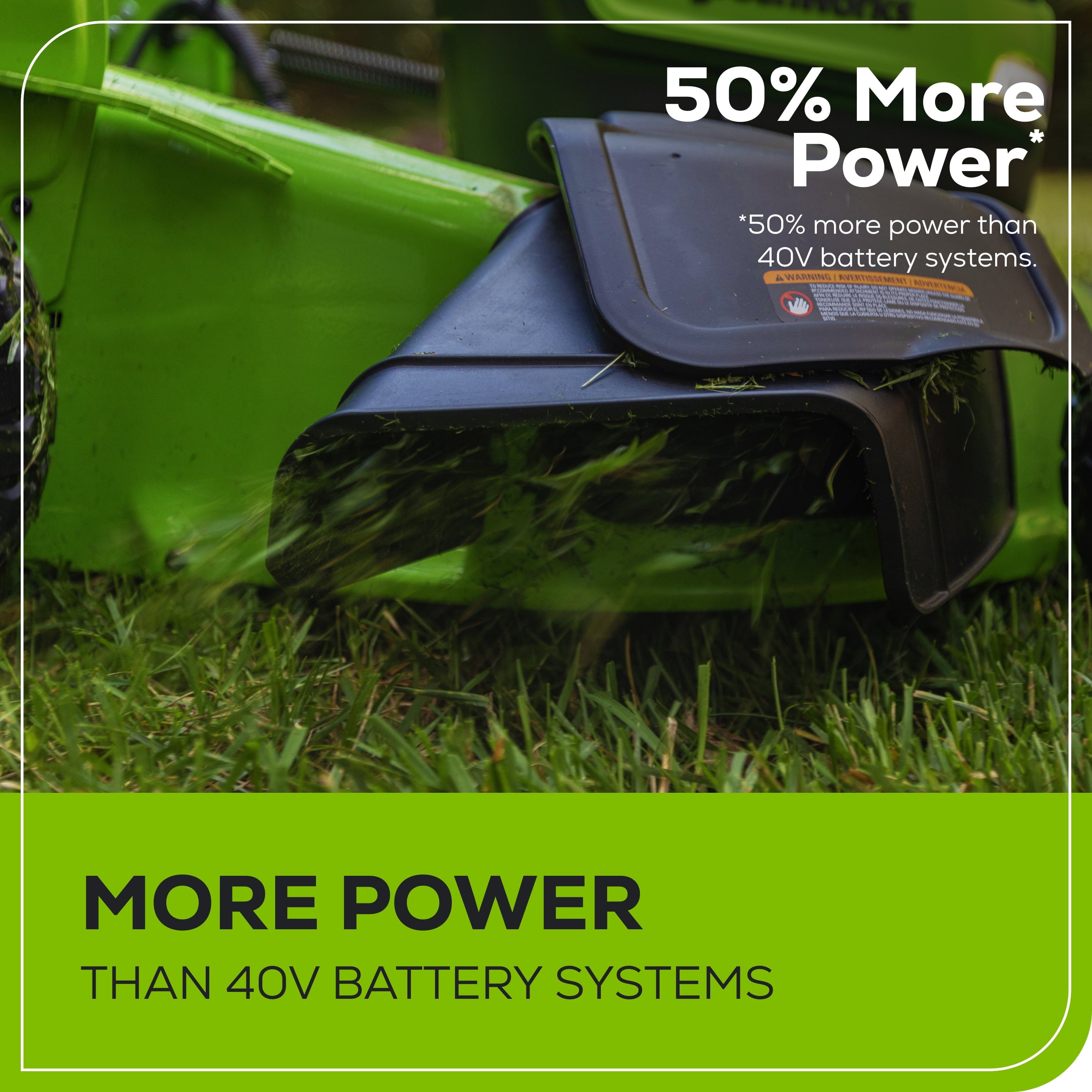 Greenworks 60V 21" Push Lawn Mower with 5.0 Ah Battery & Charger 2546502