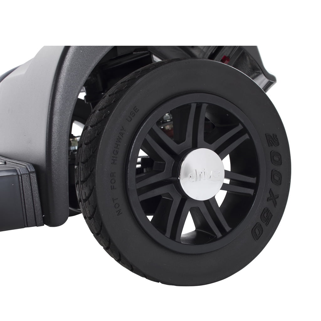 Drive Medical Scout Compact Travel Power Scooter, 4 Wheel, Extended Battery
