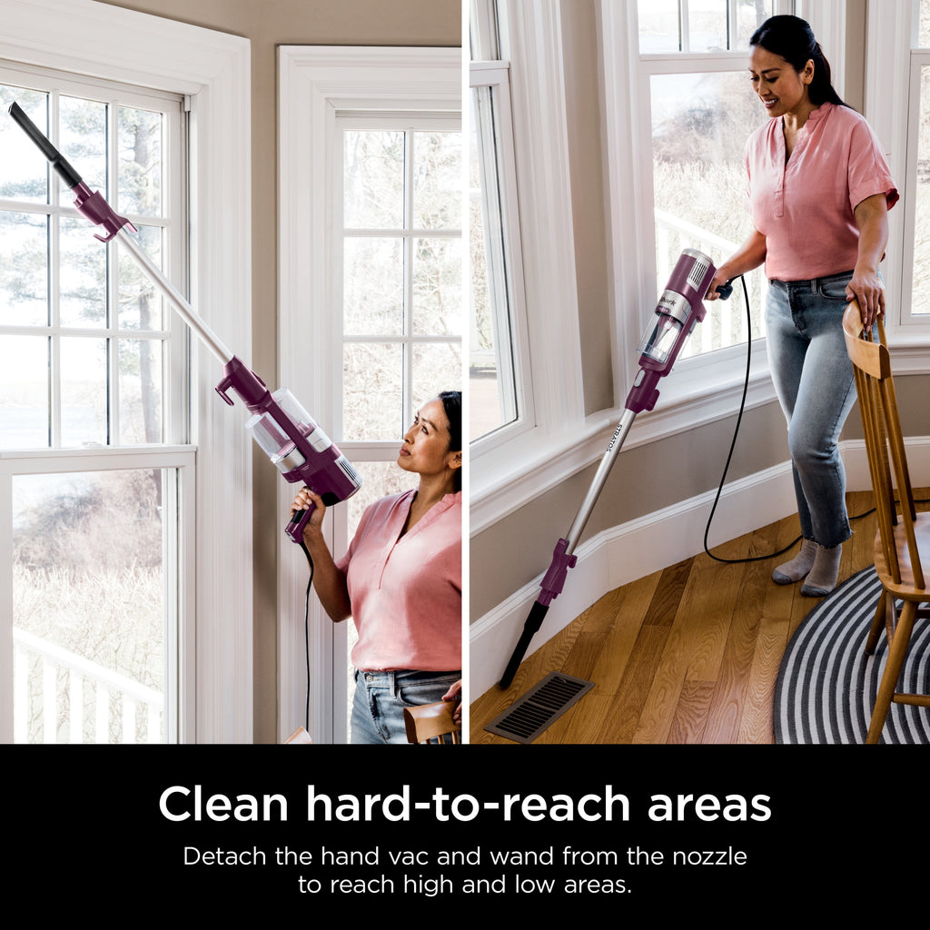 Shark Stratos™ UltraLight™ Corded Stick Vacuum with DuoClean® PowerFins™ HairPro™, Self-Cleaning Brushroll, and Odor Neutralizer Technology, HZ3000