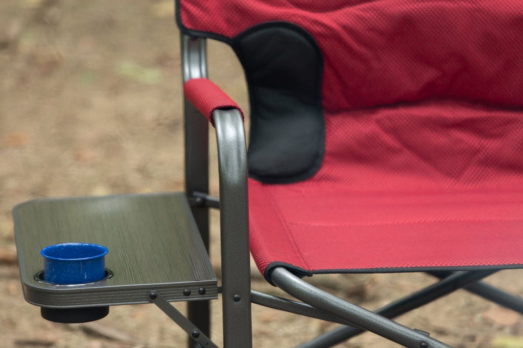 Ozark Trail Camping Director Chair XXL, Red, Adult, 10lbs