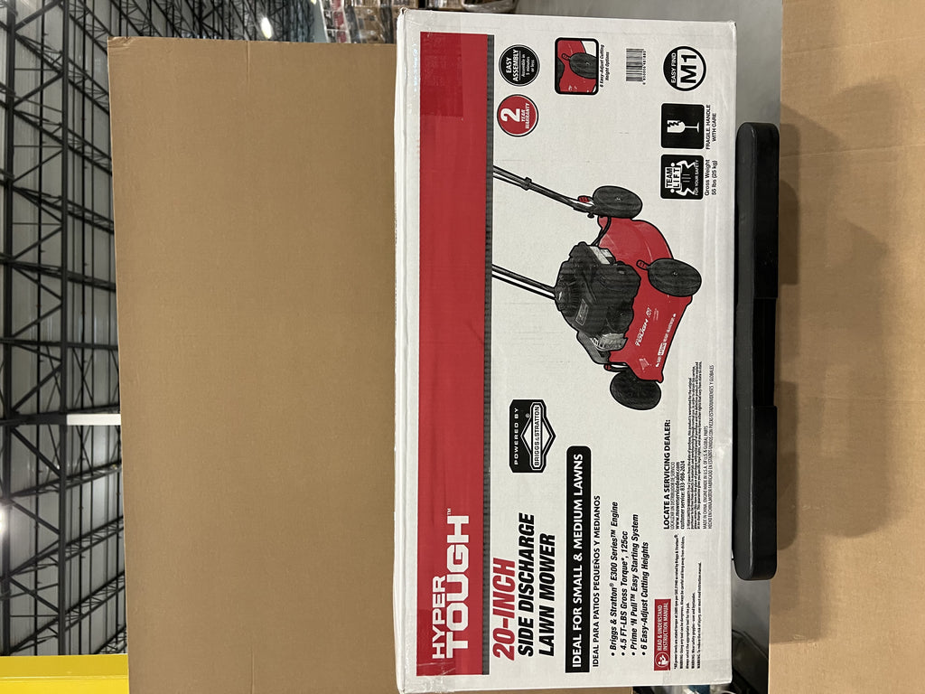 Hyper Tough 20-inch 125cc Gas Push Mower with Briggs & Stratton Engine