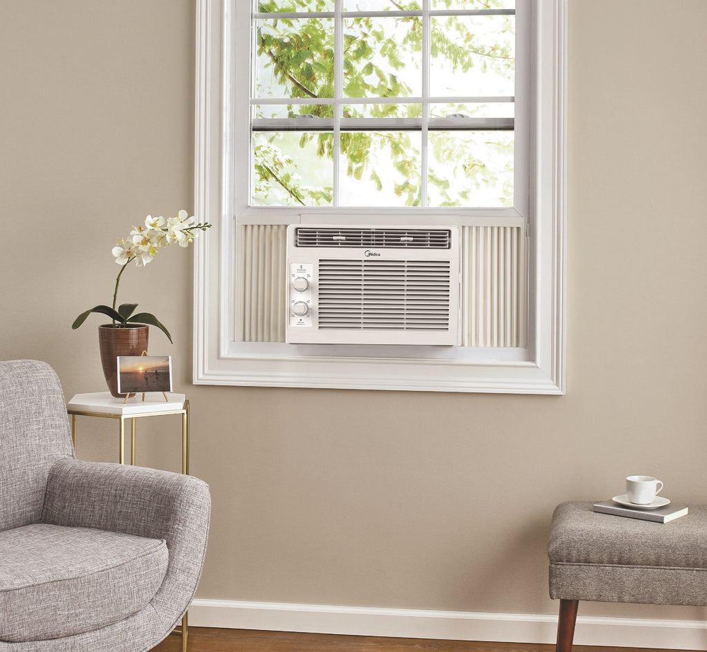 Midea 5,000 BTU 115V Mechanical Window Air Conditioner, MAW05M1WWT