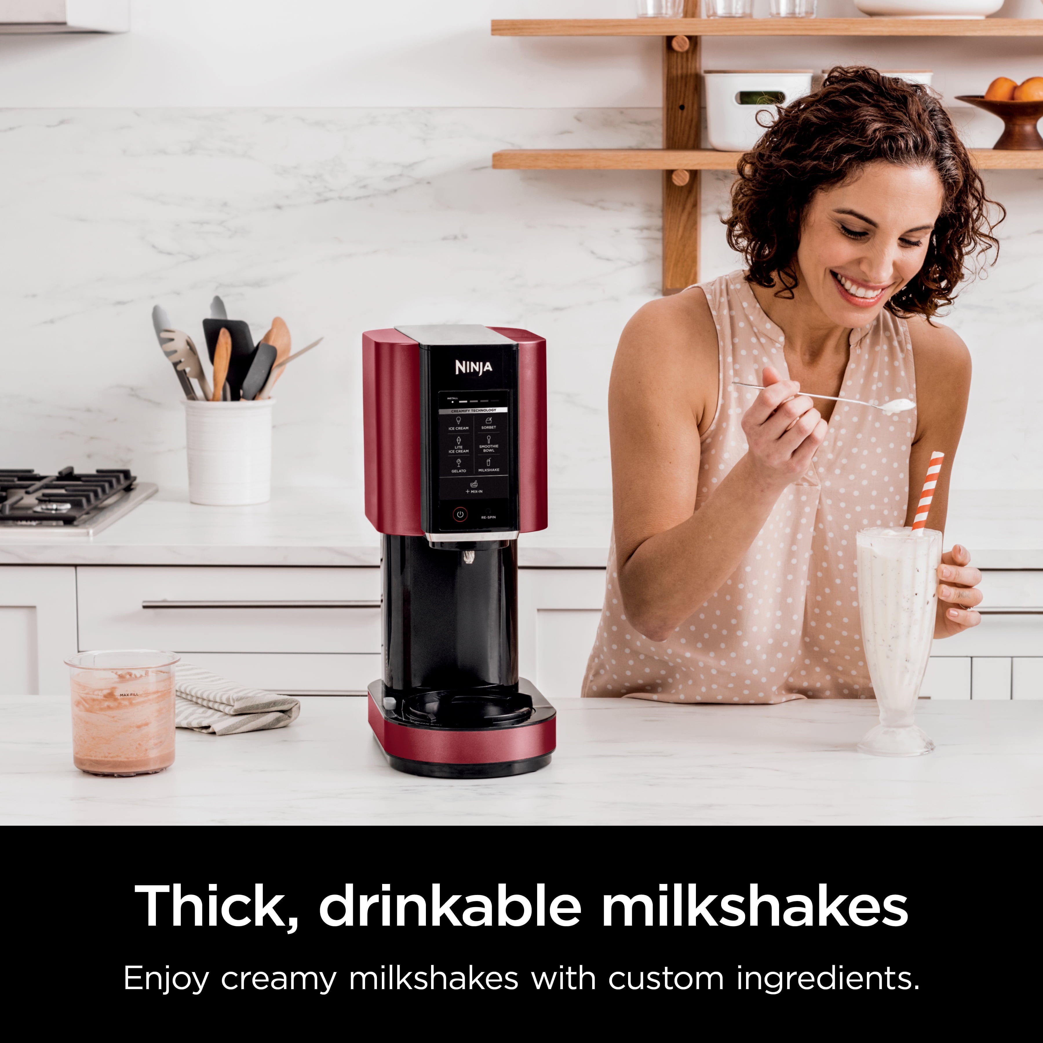 Ninja™ CREAMi™, Ice Cream Maker, 7 One-Touch Programs, Blue - NC301NV
