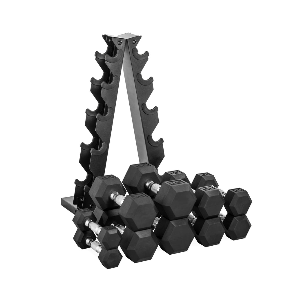 CAP Barbell 150 Lb. Rubber Hex Dumbbell Weight Set