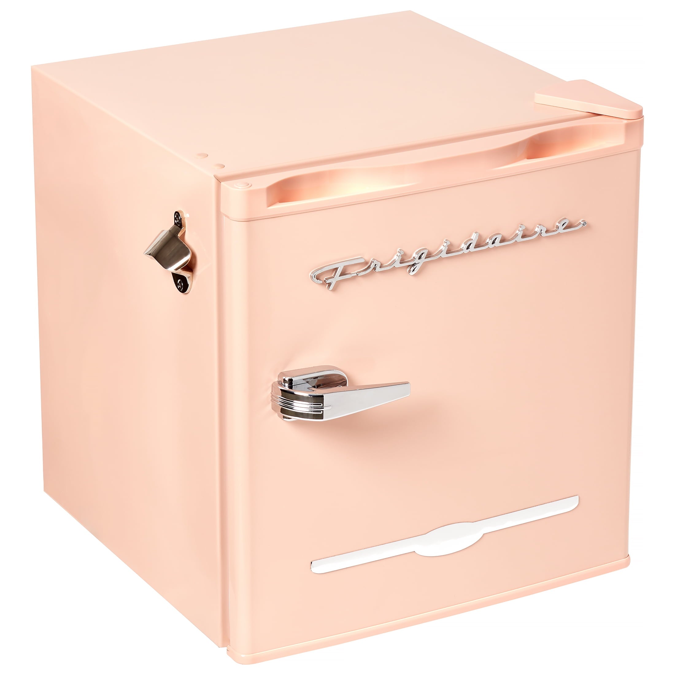 Frigidaire 1.6 Cu ft. Retro Compact Refrigerator with Side Bottle Opener, Coral