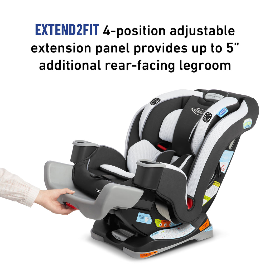 Graco Extend2Fit 3-in-1 Convertible Car Seat, Norah