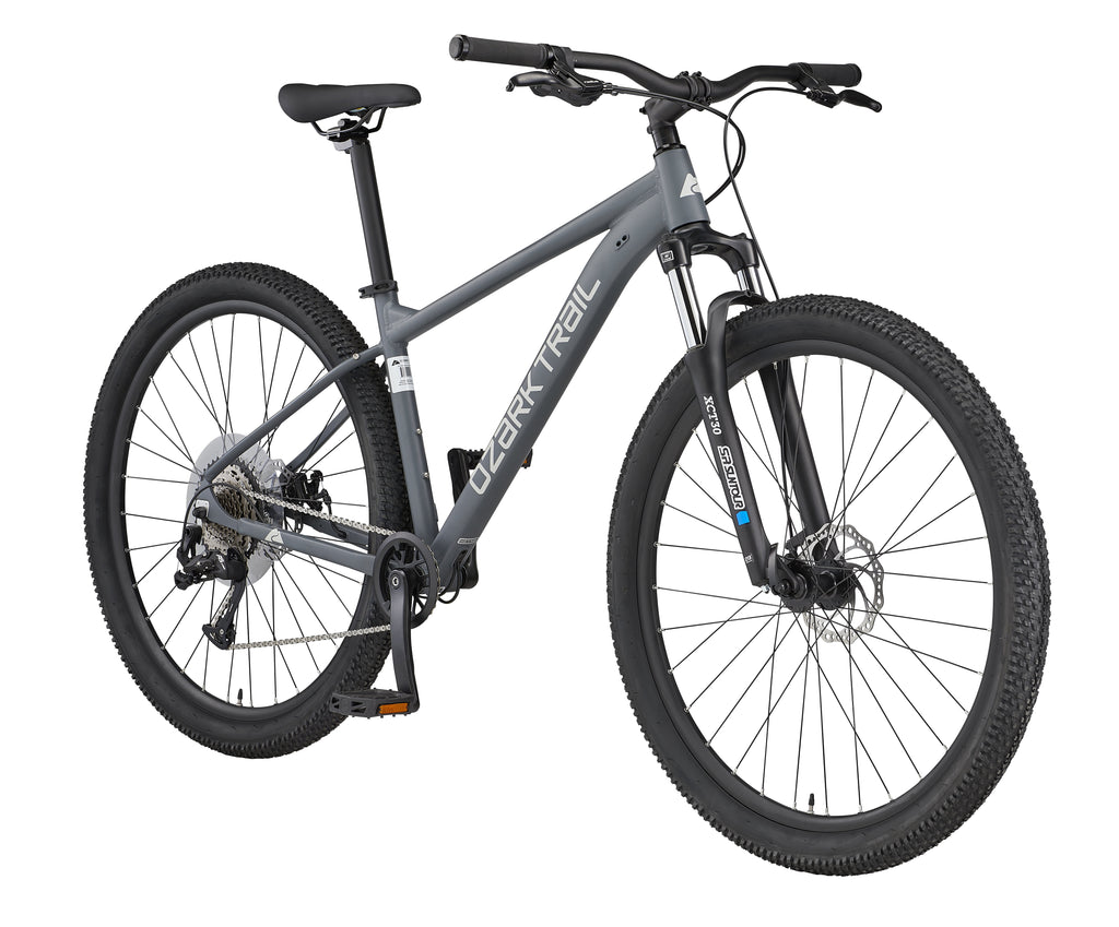Ozark Trail 29" Ridge Mountain Bike, Medium Frame, Gray