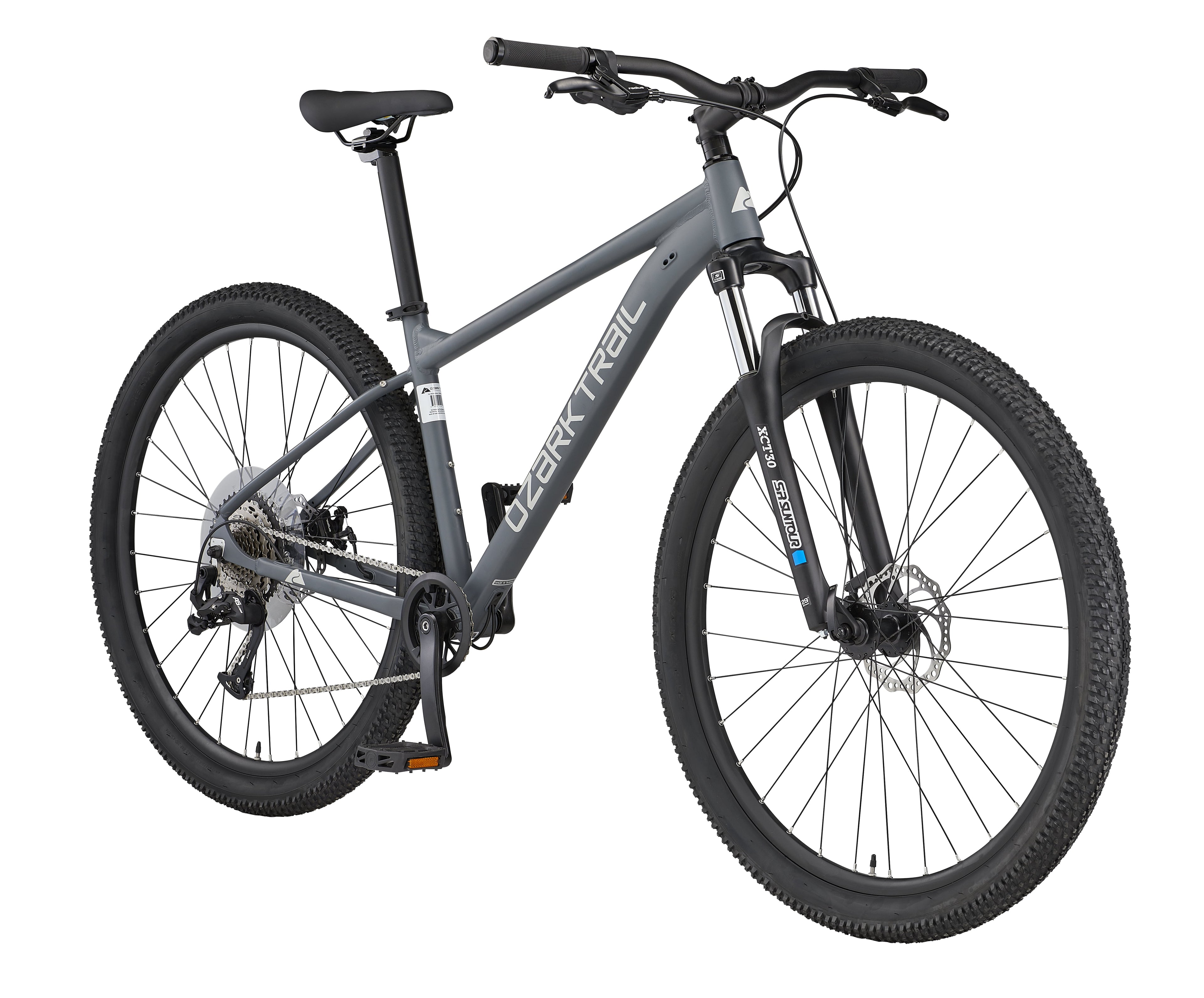 Ozark Trail 29" Ridge Mountain Bike, Medium Frame, Gray