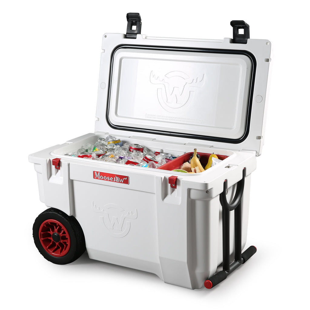 Moosejaw Ice Fort 55-Quart Rolling Hard Cooler