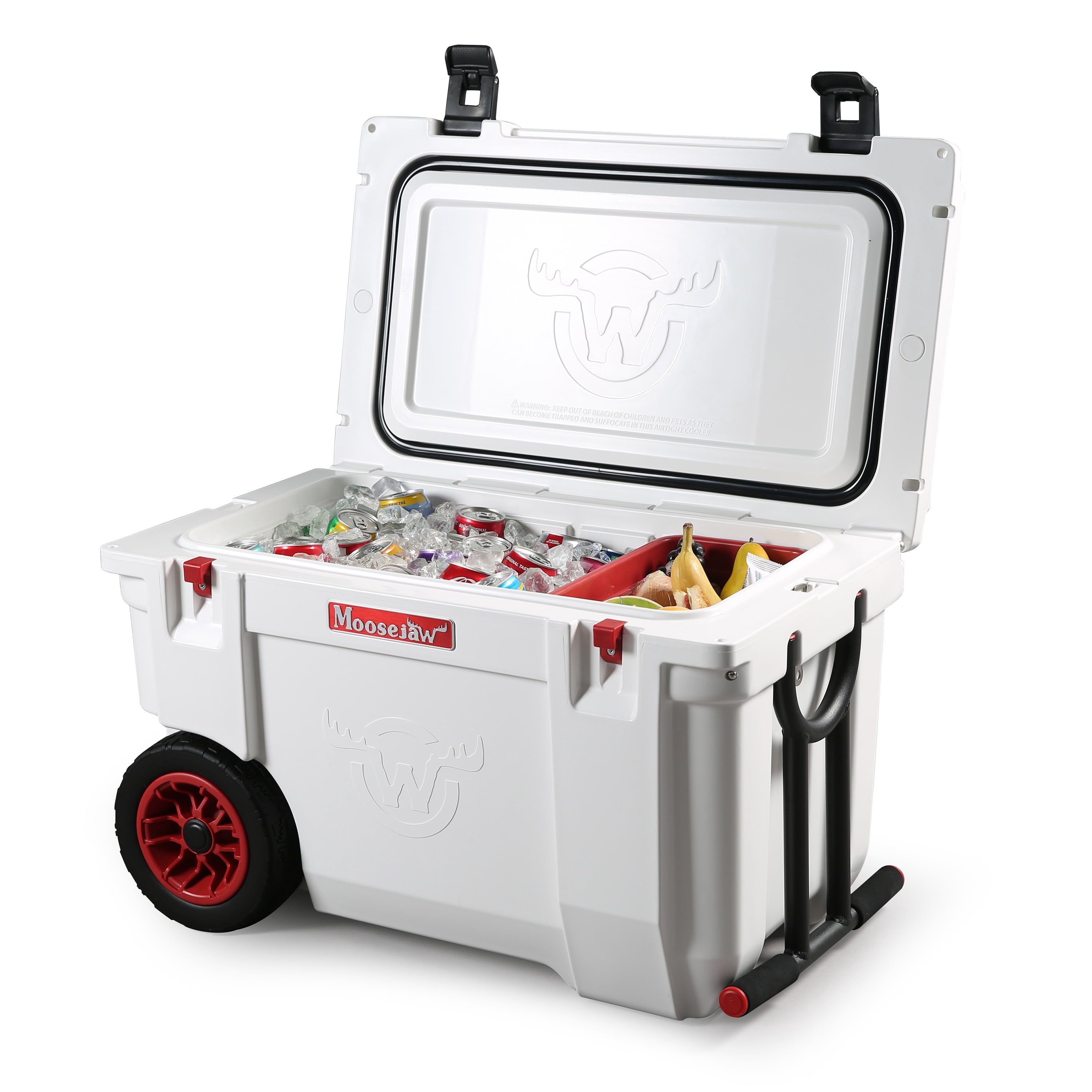 Moosejaw Ice Fort 55-Quart Rolling Hard Cooler