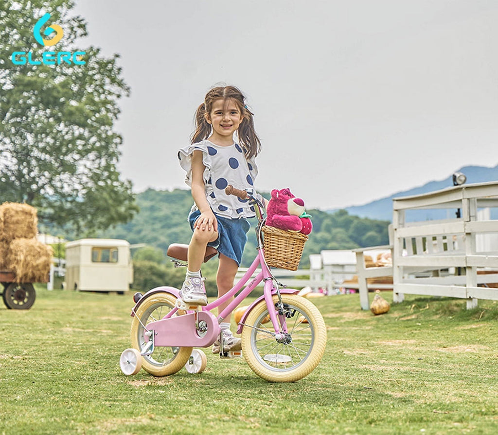 Glerc Little Molly 14 inch Kids Girls Bike for 3-5 Years Old Little Child,Yellow