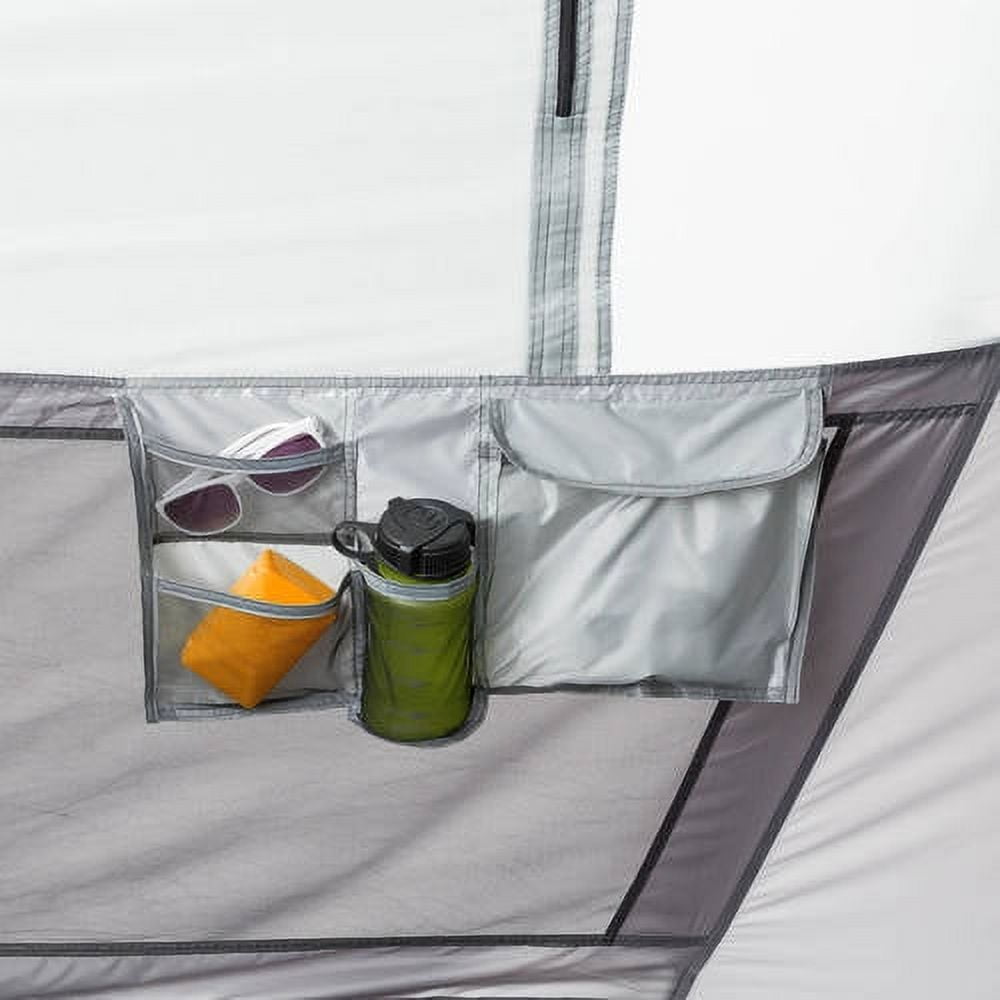 Ozark Trail 20' x 10' Instant Cabin Tent in Gray and Teal, Sleeps 12