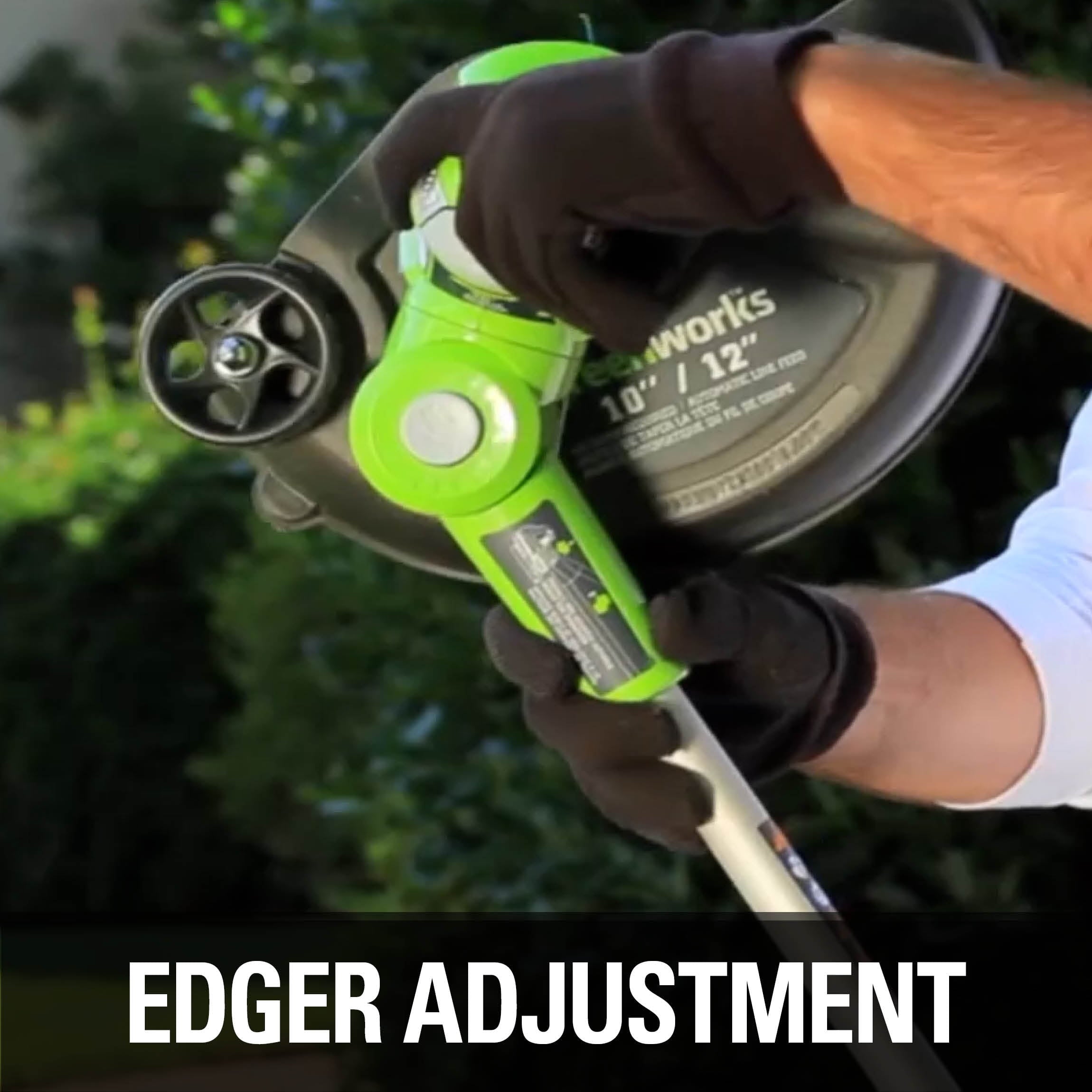 Greenworks 40V 13" Cordless String Trimmer/Edger with 2.0 Ah Battery & Charger 21302