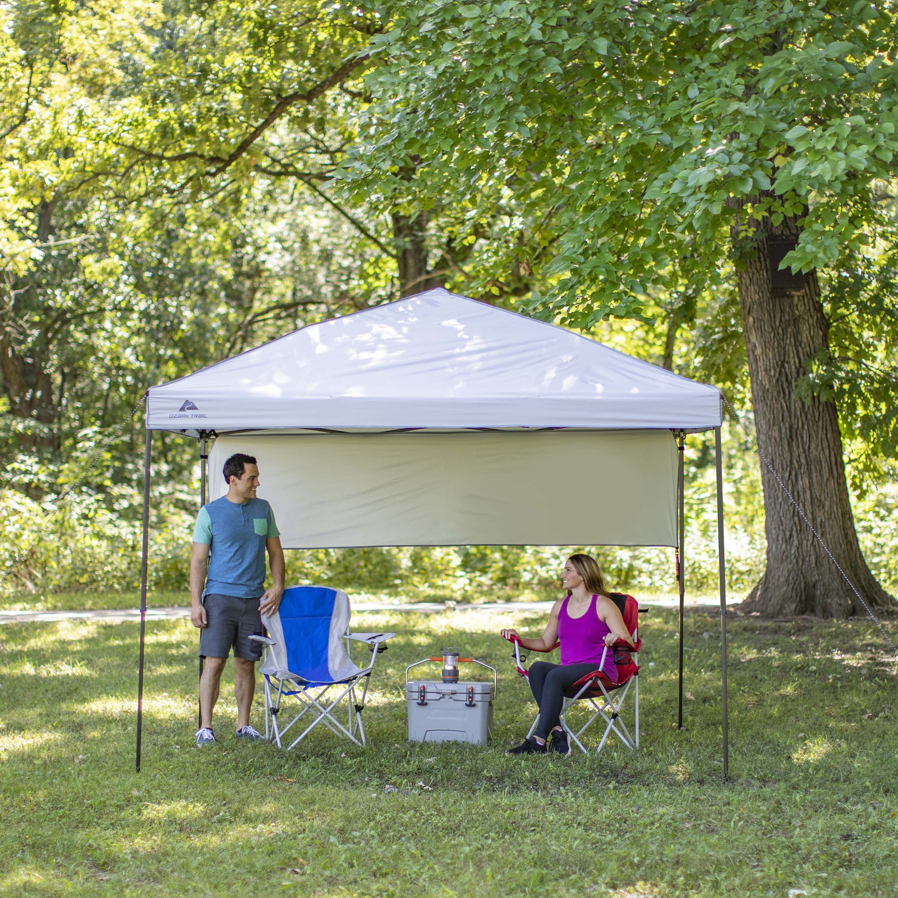 Ozark Trail 8' x 10' Gray Instant Outdoor Canopy
