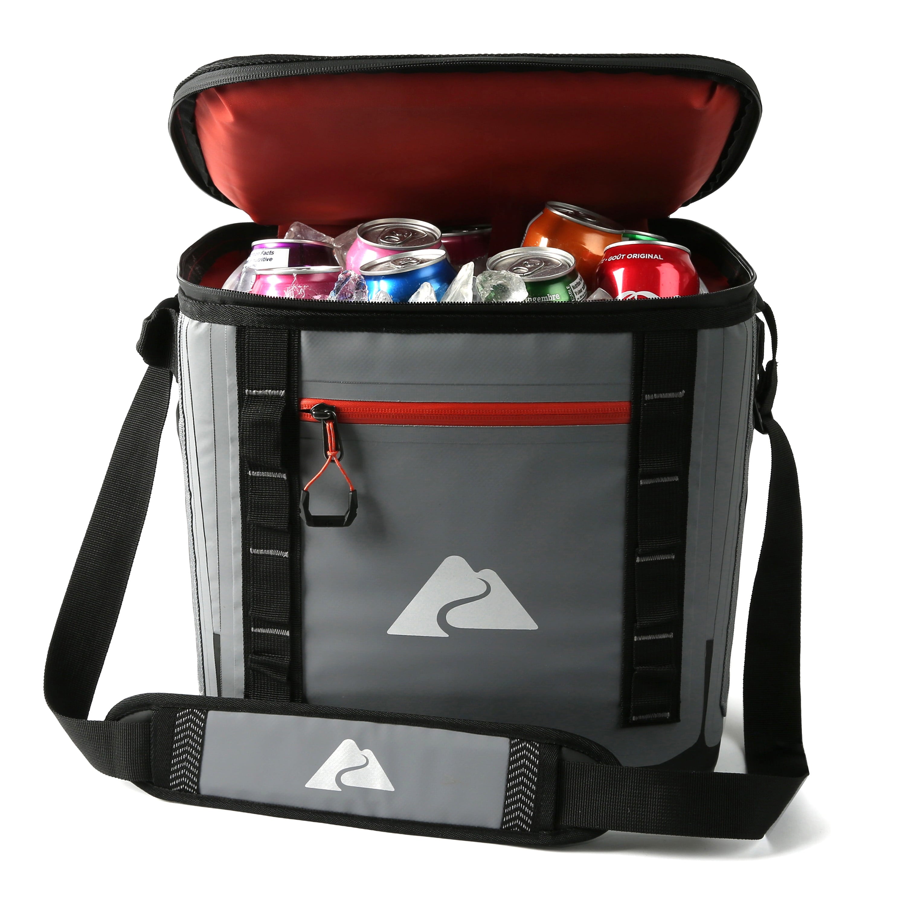 Ozark Trail 24 Can Welded Cooler, Hard Liner Cooler with Microban®, Gray