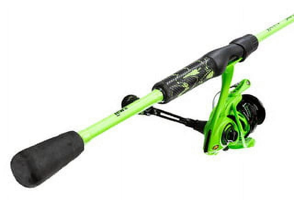 Lew's Xfinity Spinning Reel and Fishing Rod Combo, 6-Foot 6-Inch Rod, Green