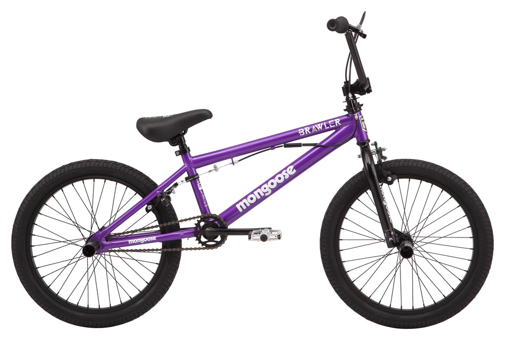 Mongoose BRAWLER Boys' Freestyle BMX Bike, 20