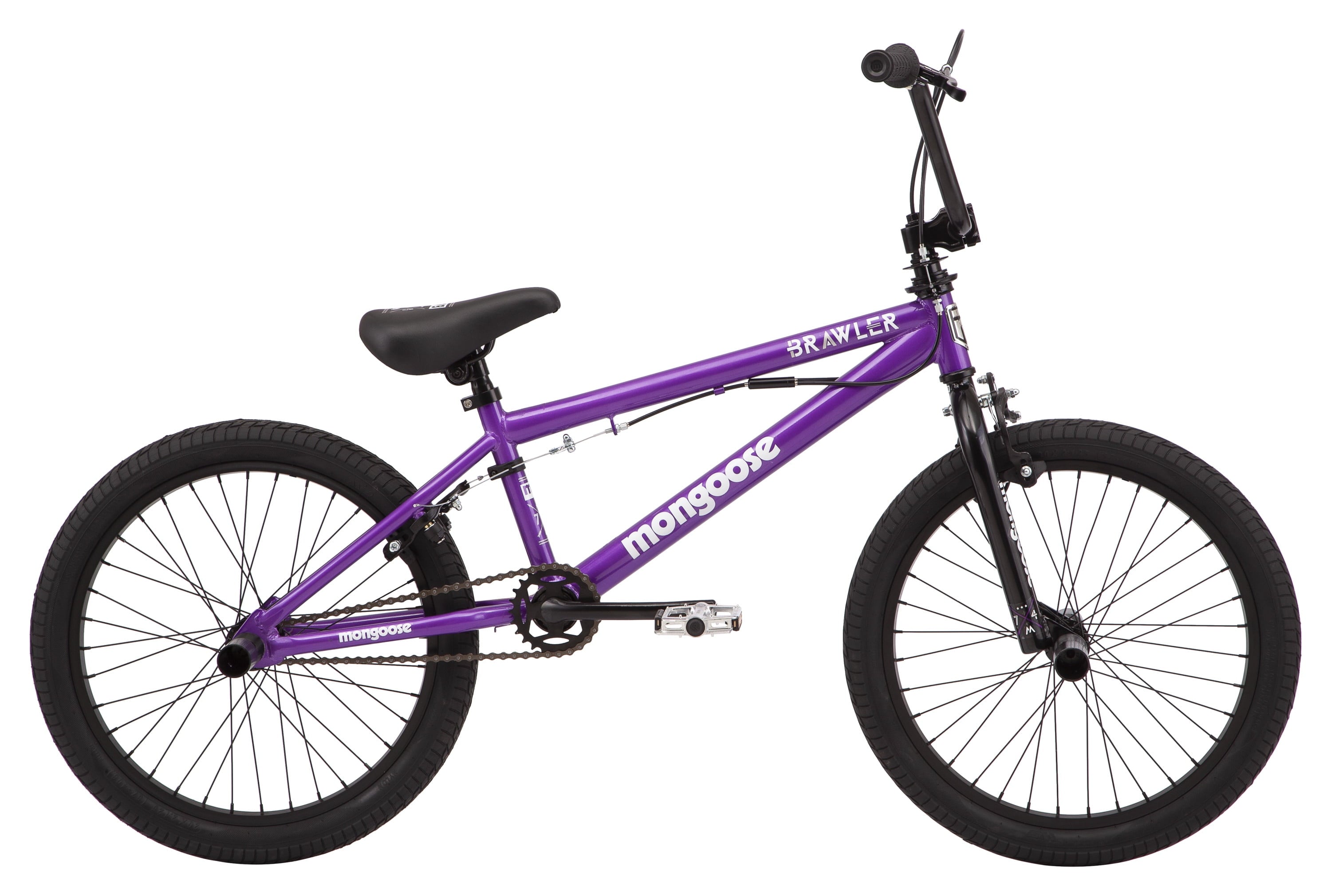 Mongoose BRAWLER Boys' Freestyle BMX Bike, 20