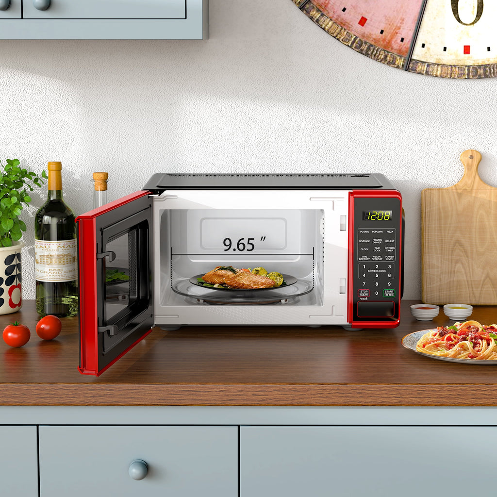 Mainstays 0.7 cu. ft. Countertop Microwave Oven, 700 Watts, White, New