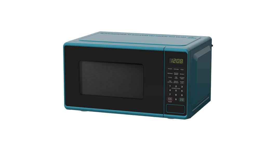 Mainstays 0.7 Cu ft Countertop Microwave Oven, 700 Watts, Black, New
