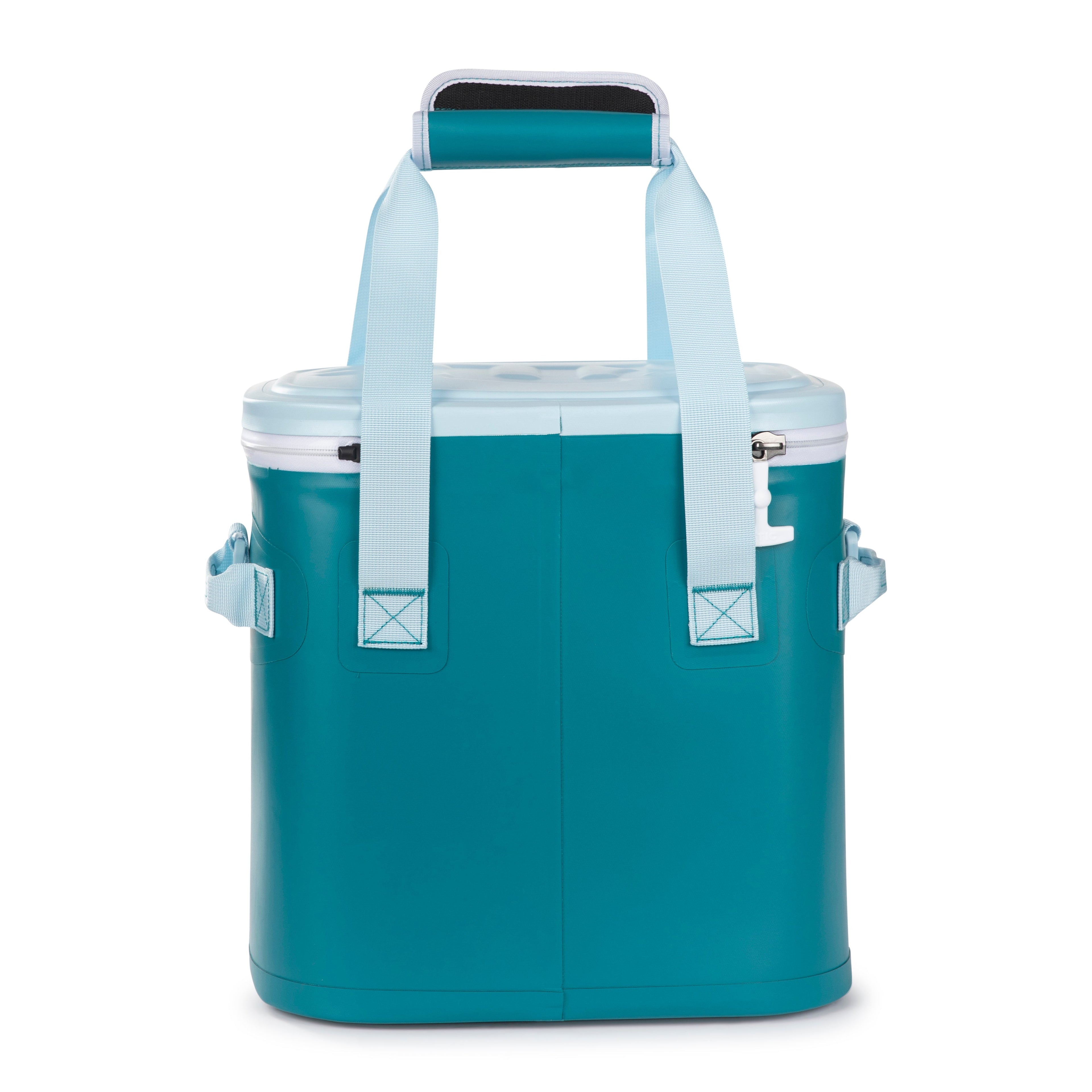 RTIC 20 Can Soft Pack Cooler, Leakproof Ice Chest Cooler with Waterproof Zipper, Blue/Grey