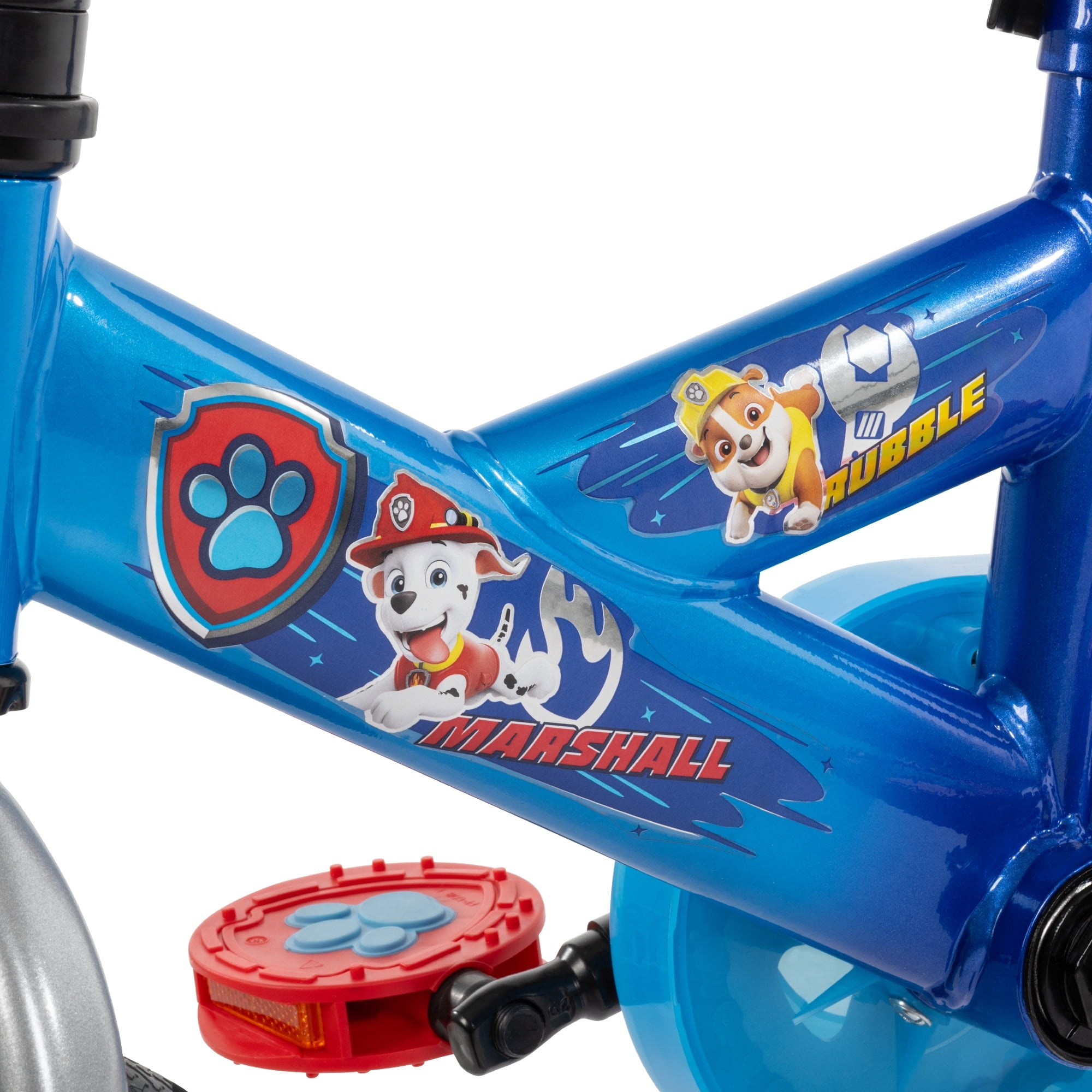 Paw Patrol 12-inch Boys' Training Wheel Bike,  Ages 3+ Years, Blue, from Huffy