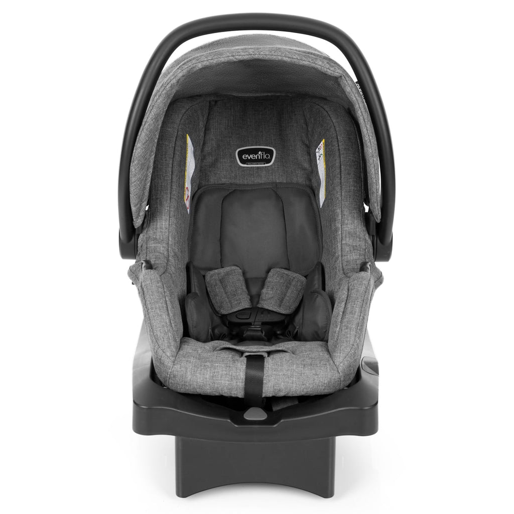Evenflo Omni Plus Modular Travel System with LiteMax Sport Infant Car Seat, Mylar Gray, Unisex