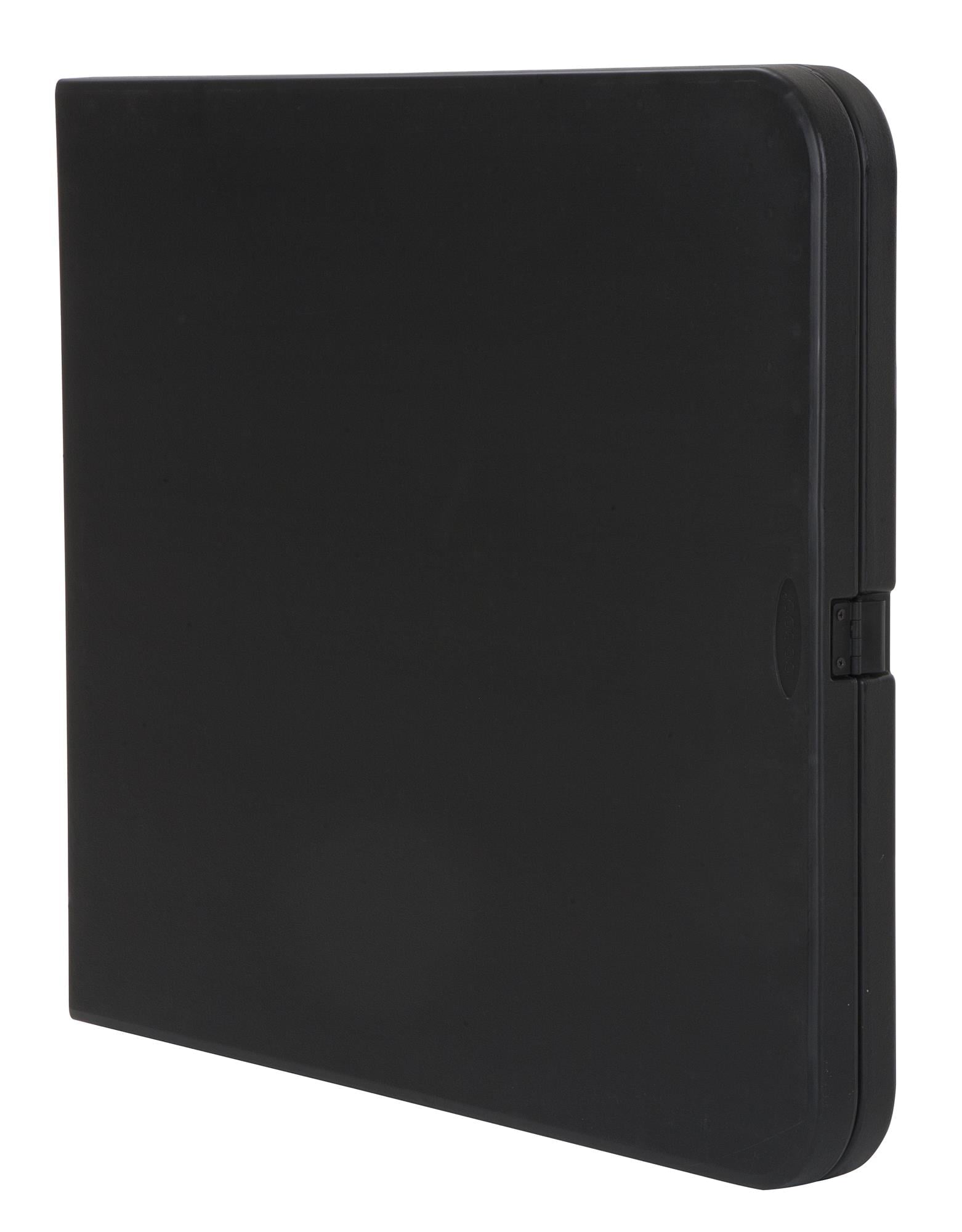 Cosco 6 Foot Centerfold Folding Table, Black