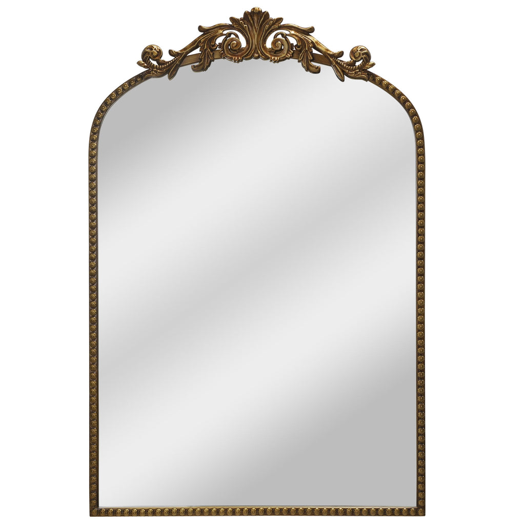 Better Homes & Gardens 20" x 30" Filigree Arch Metal Wall Mirror Decor in Gold
