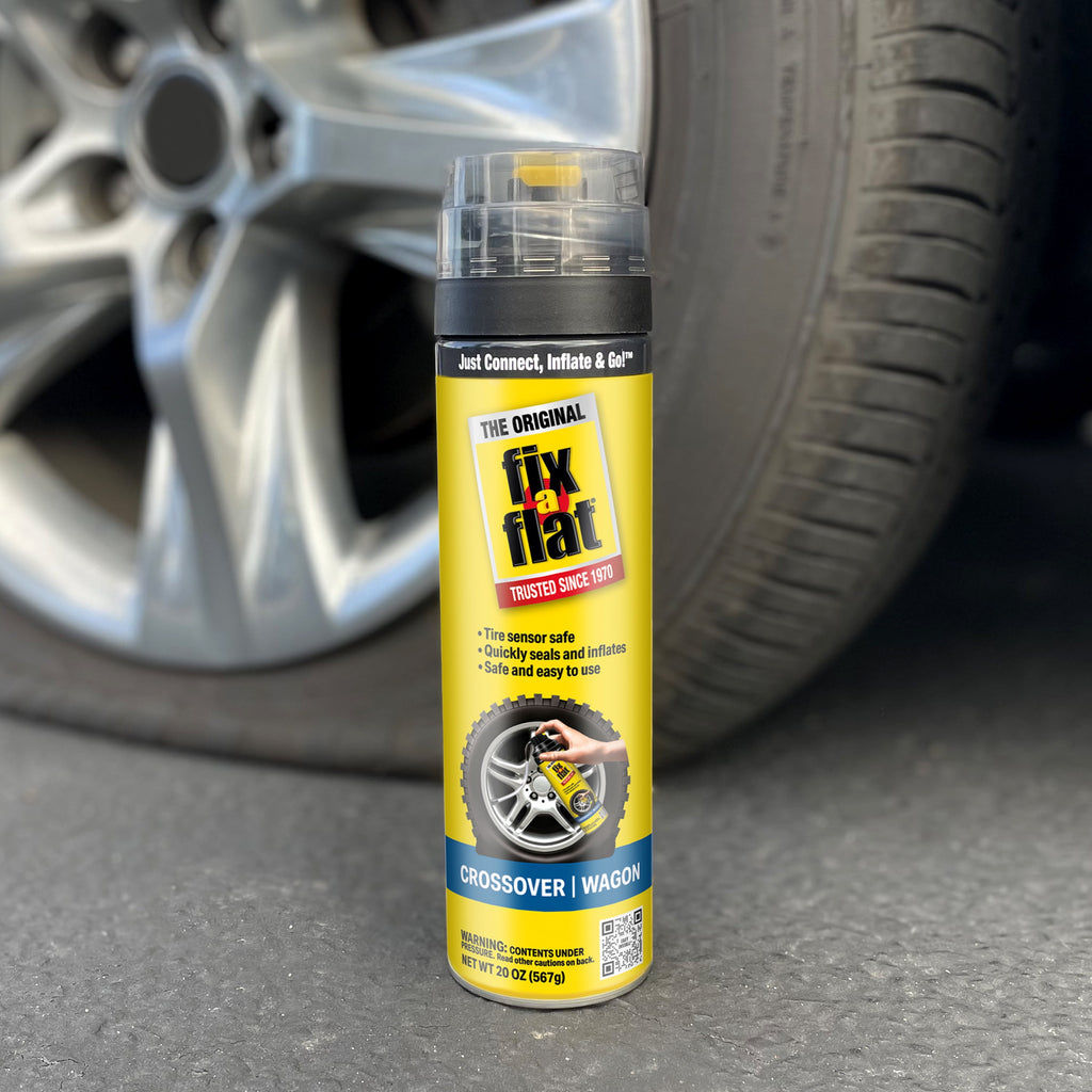 Fix-A-Flat Aerosol Emergency Flat Tire Repair and Inflator, for X-Large Tires, Eco-Friendly Formula, Universal Fit for All Cars, Trucks and SUVs, 24 oz. (Pack of 1)- S60369