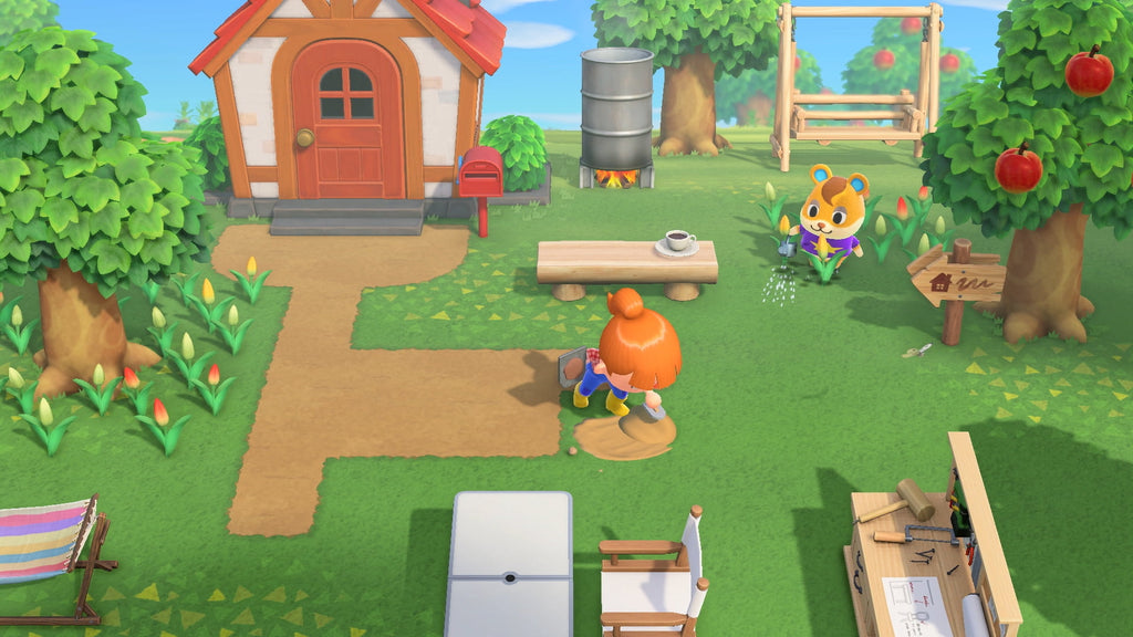 Nintendo Switch™ Lite (Timmy & Tommy's Aloha Edition) Animal Crossing™: New Horizons Bundle (Full Game Download Included)