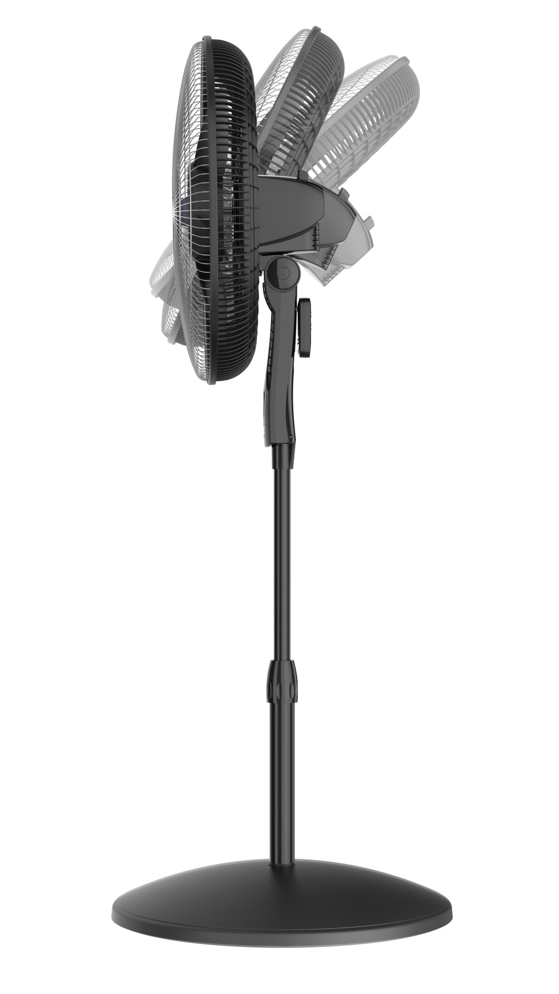 Lasko Cyclone Max 18", 23 ft/s High-Velocity Pedestal Fan, Remote, 53" H, Black, S18605, New