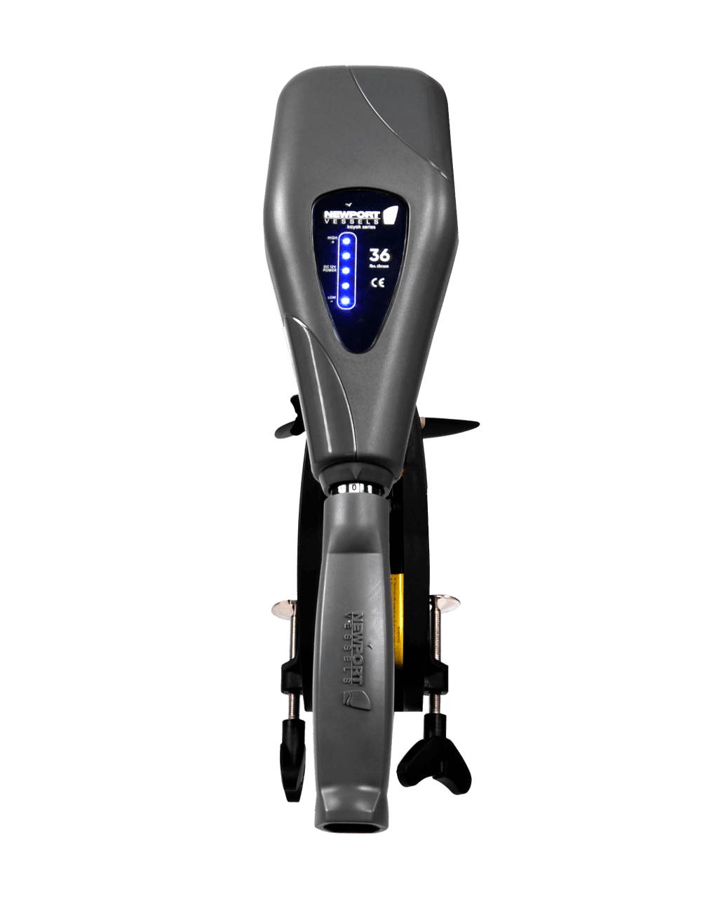 Newport Vessels Kayak Series 36 Lb. Thrust Saltwater Transom Mounted Electric Kayak Trolling Motor with 24 In. Shaft