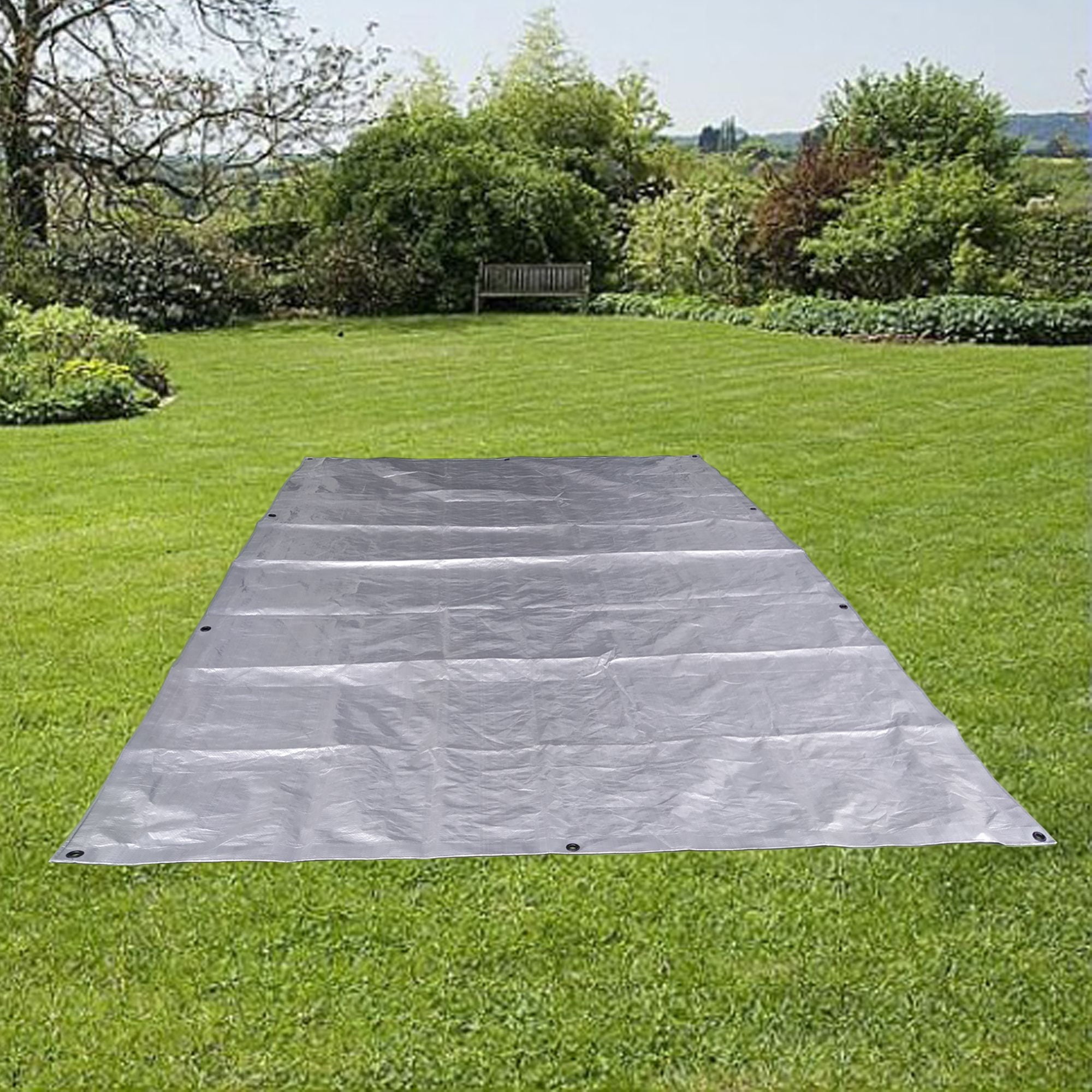 Hyper Tough Weather Resistant Medium Duty 8 x 10' Polyethylene Tarp