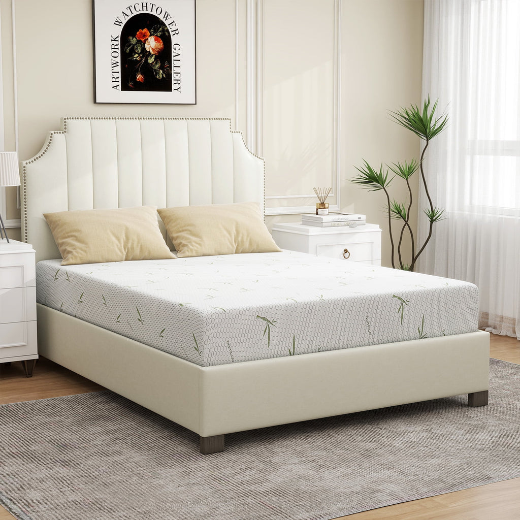 Twin Mattress, 6 inch Gel Memory Foam Mattress for Cool Sleep & Pressure Relief, Medium Firm Mattresses CertiPUR-US Certified Bed-in-a-Box