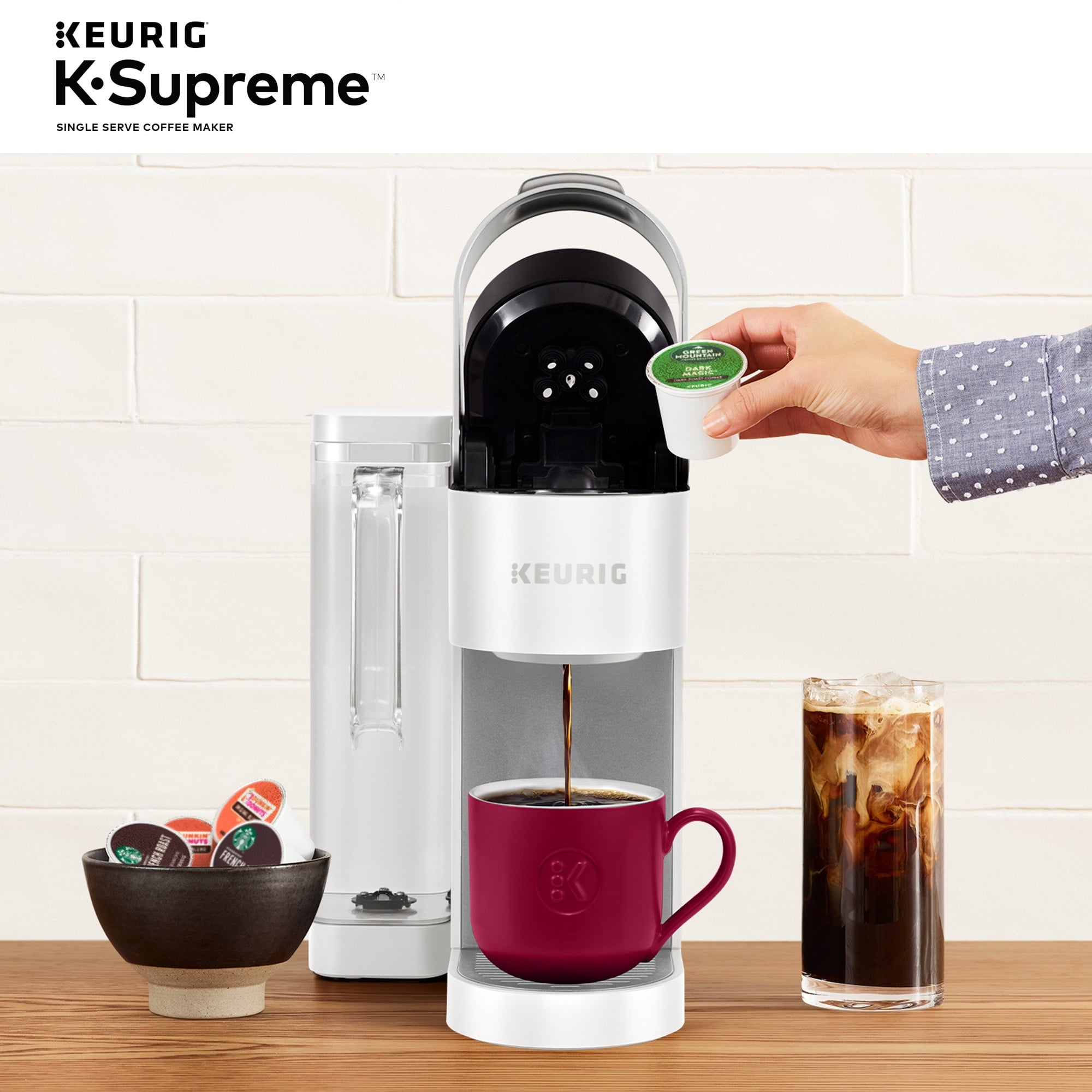 Keurig K-Supreme Single-Serve K-Cup Pod Coffee Maker, Black