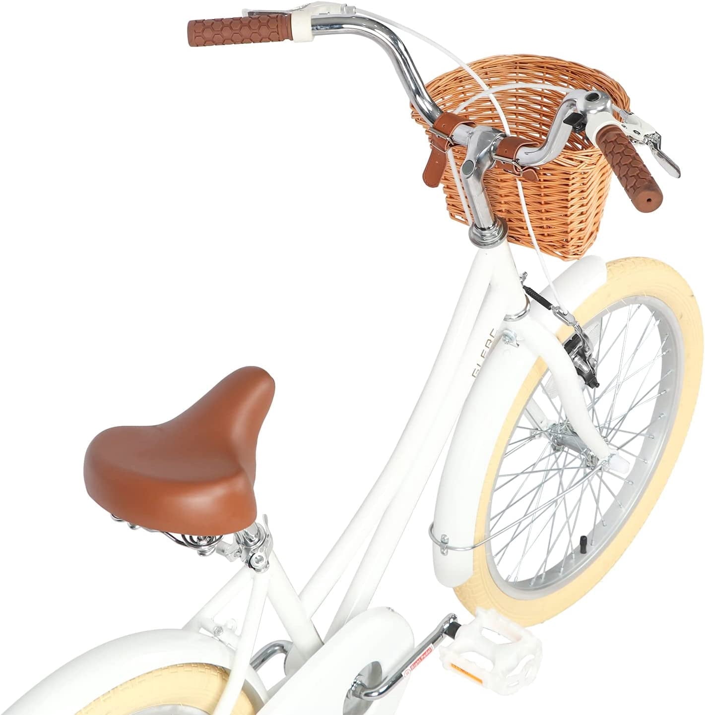 Glerc Little Molly 14 inch Kids Girls Bike for 3-5 Years Old Little Child,Yellow