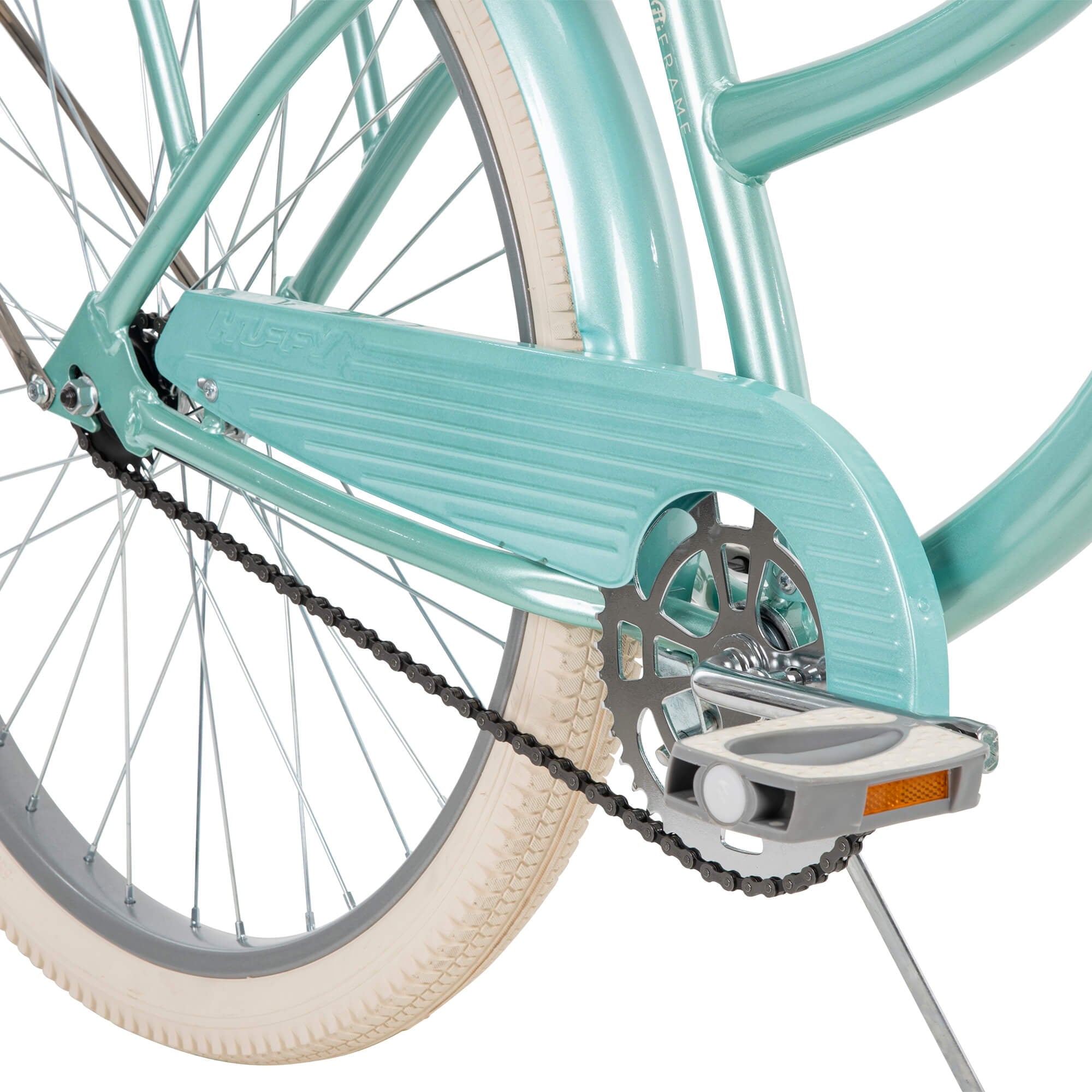 Huffy 26" Nel Lusso Classic Cruiser Bike with Perfect Fit Frame, Women's, Ages 13" Years, Light Blue