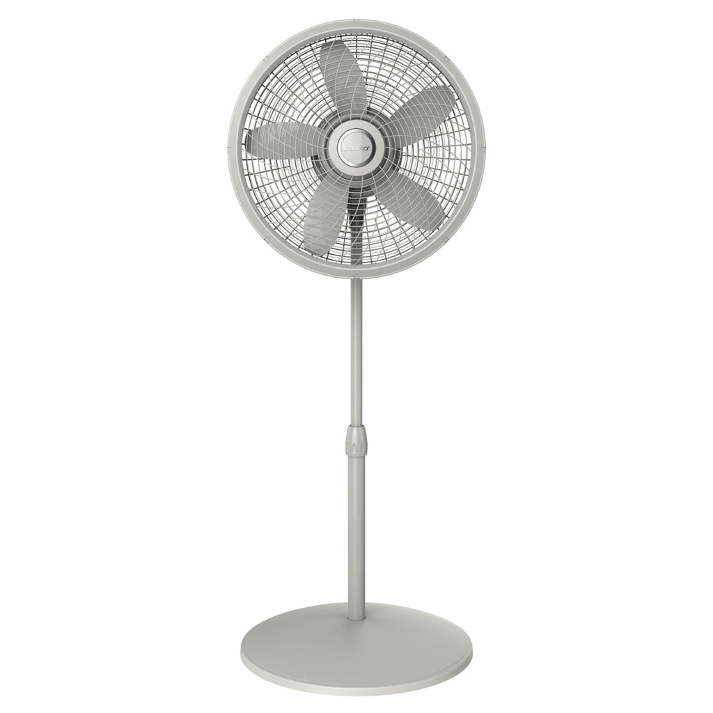 Lasko Cyclone 18" Adjustable Large Room Pedestal Fan, 3 Speeds, 54.5" H, Gray, S18902, New